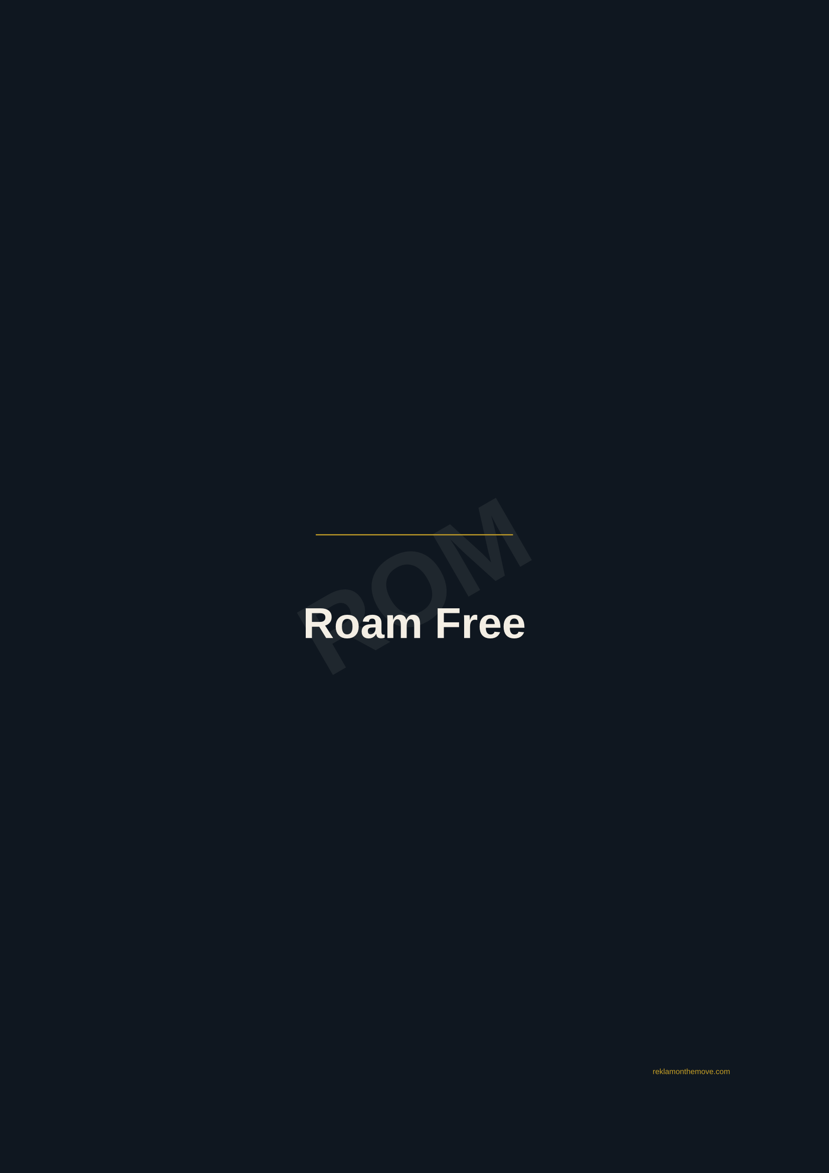 Roam Free · Gece — ROM dijital ürün önizlemesi (filigranlı)