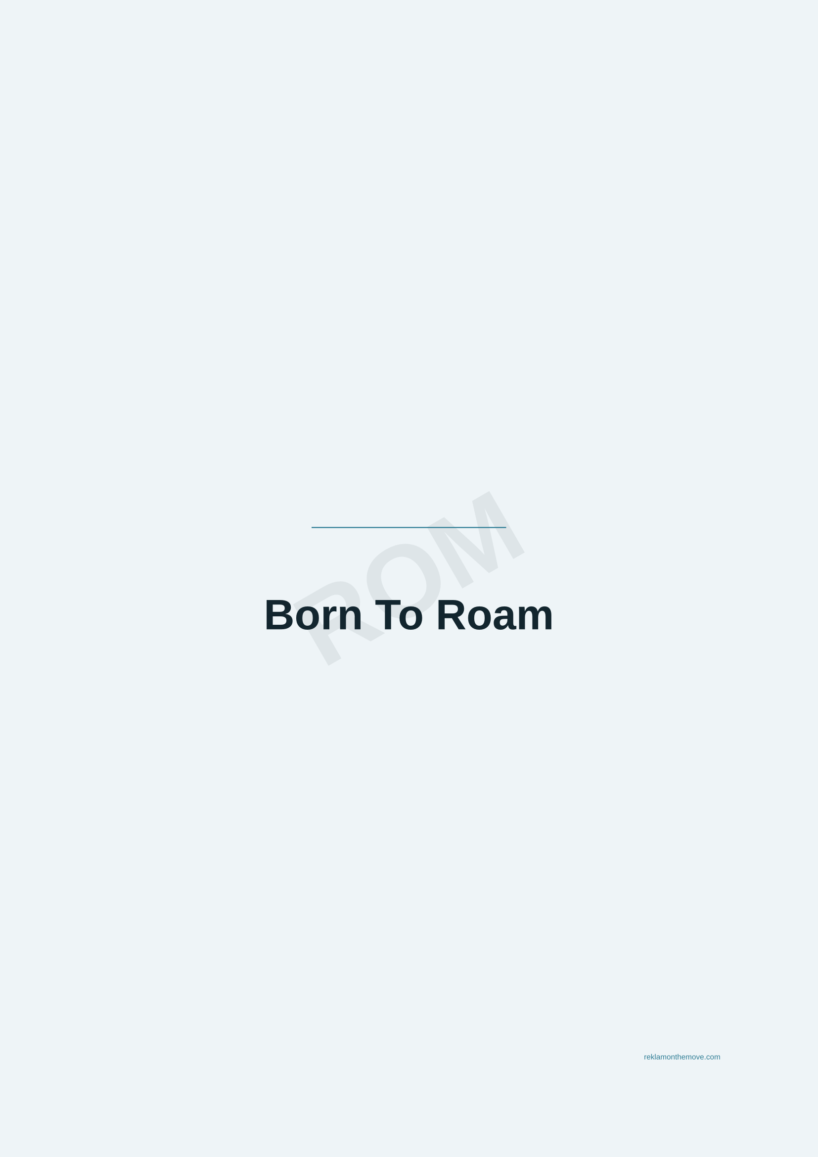 Born To Roam · Okyanus — ROM dijital ürün önizlemesi (filigranlı)