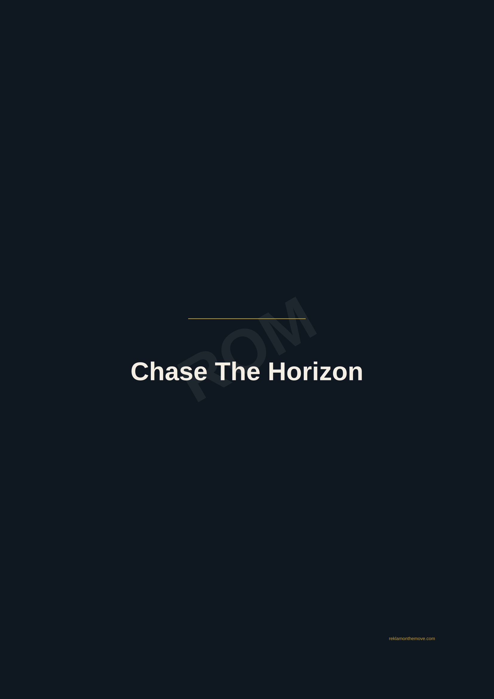 Chase The Horizon · Gece — ROM dijital ürün önizlemesi (filigranlı)