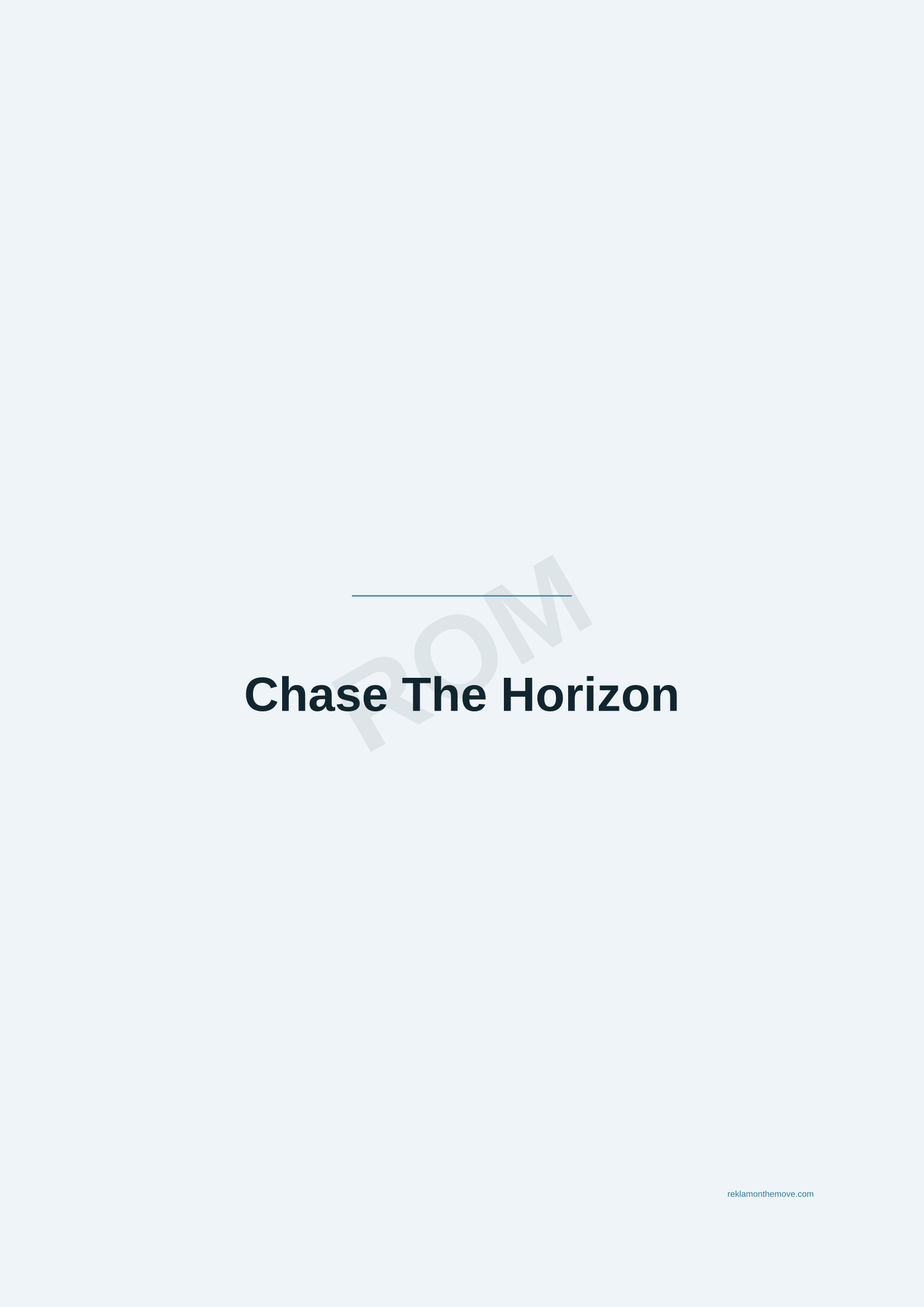 Chase The Horizon · Okyanus — ROM dijital ürün önizlemesi (filigranlı)