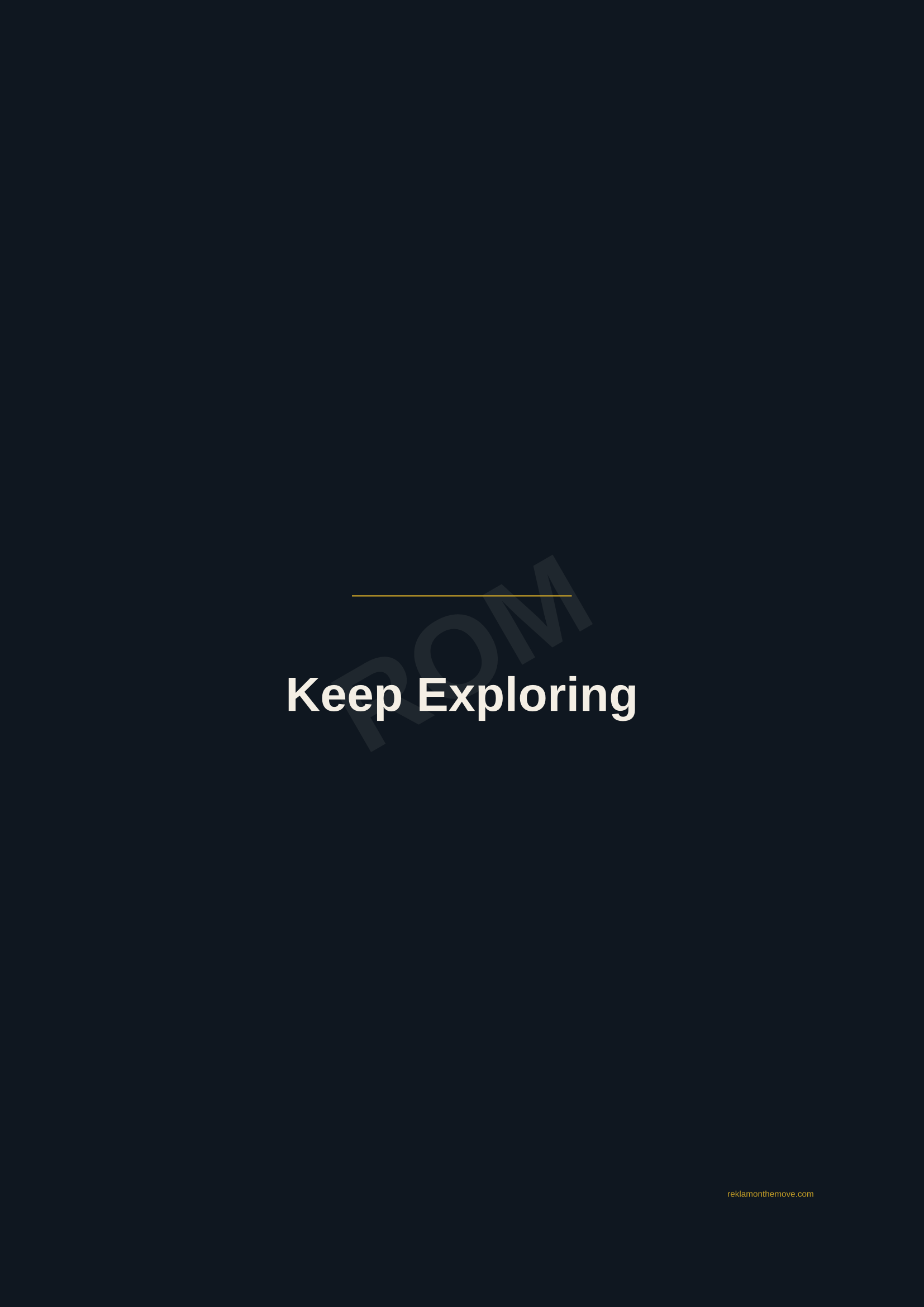 Keep Exploring · Gece — ROM dijital ürün önizlemesi (filigranlı)