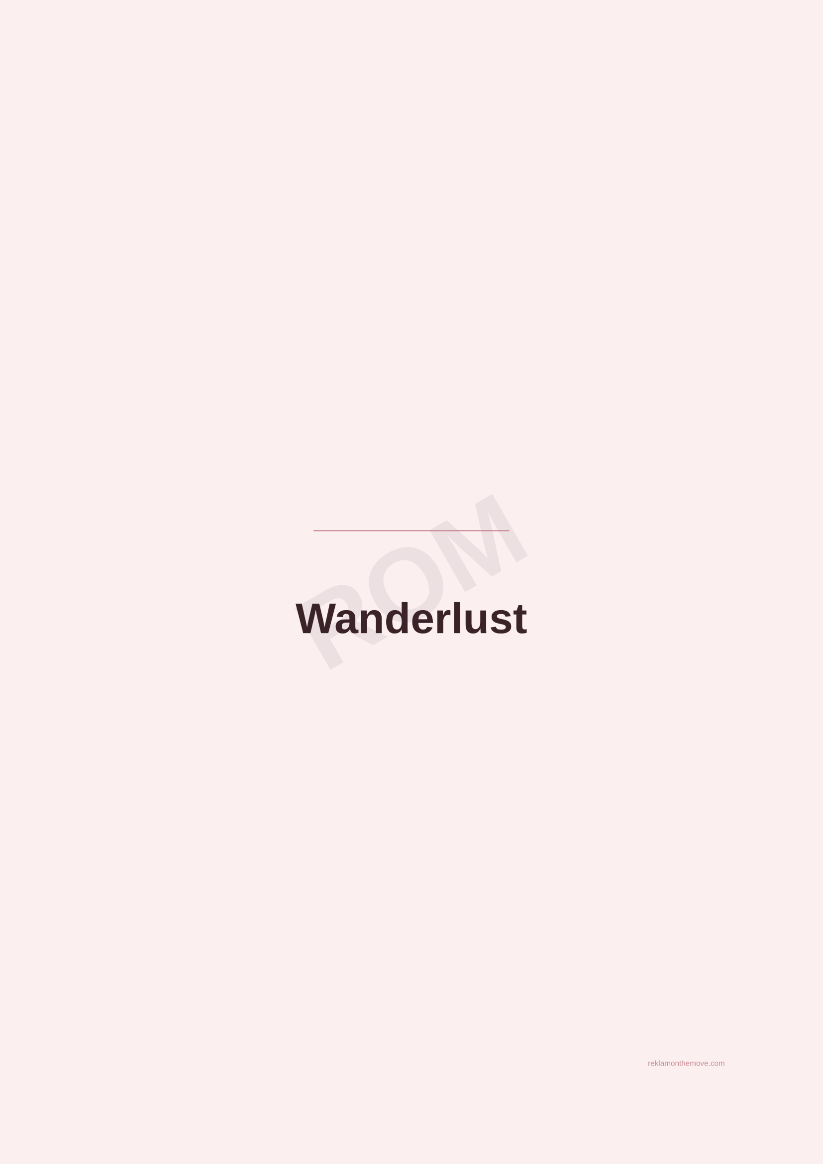 Wanderlust · Gül — ROM dijital ürün önizlemesi (filigranlı)