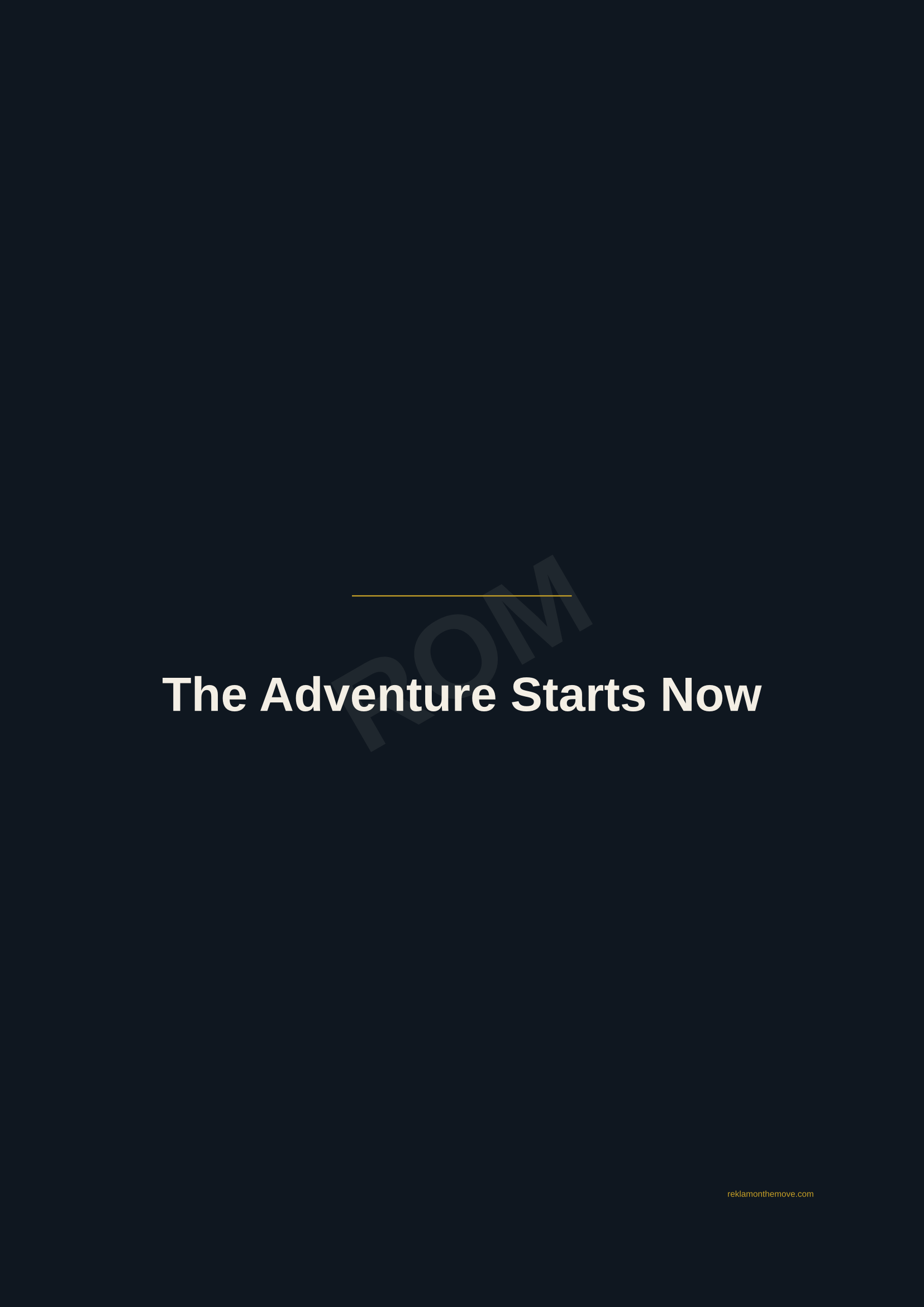 The Adventure Starts Now · Gece — ROM dijital ürün önizlemesi (filigranlı)
