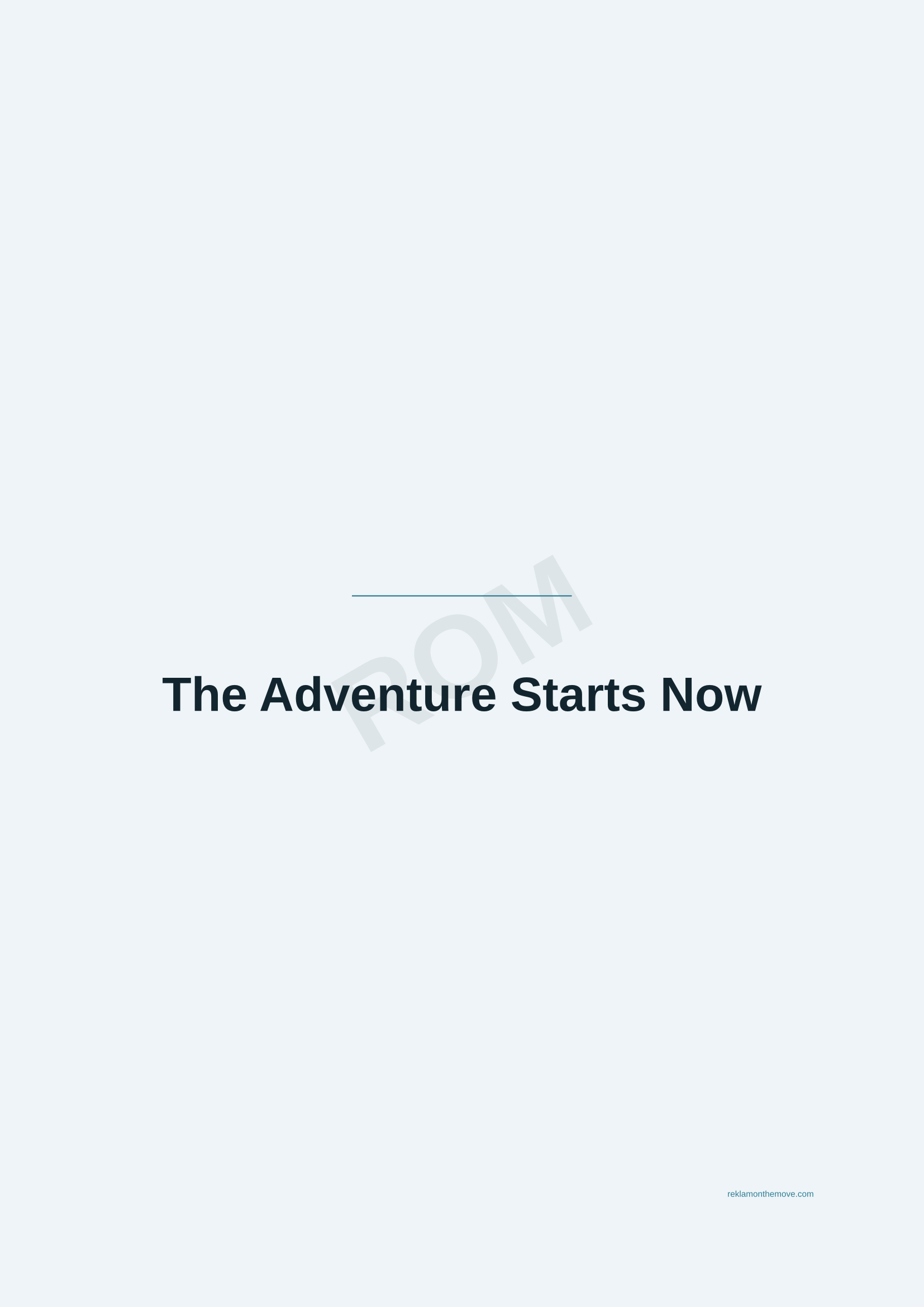 The Adventure Starts Now · Okyanus — ROM dijital ürün önizlemesi (filigranlı)