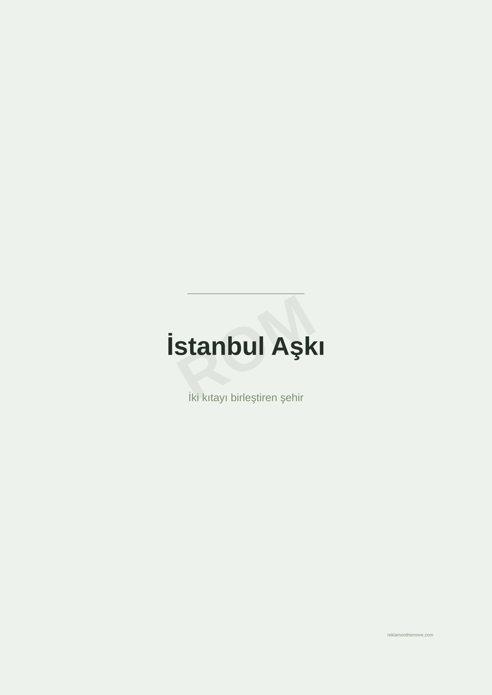 İstanbul Aşkı · Adaçayı — ROM dijital ürün önizlemesi (filigranlı)