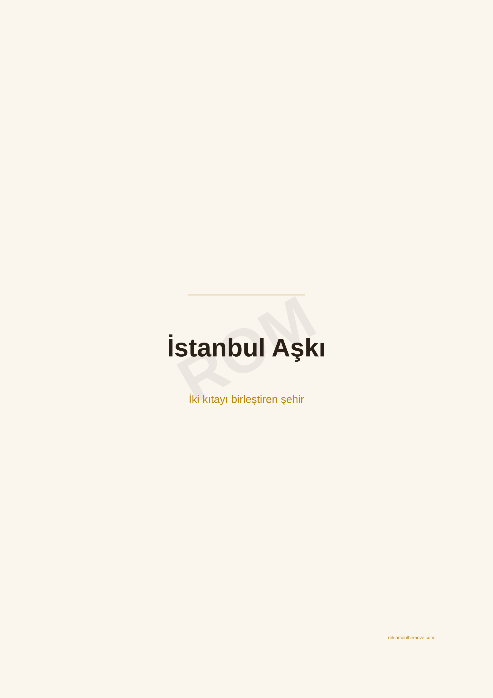 İstanbul Aşkı · Espresso — ROM dijital ürün önizlemesi (filigranlı)
