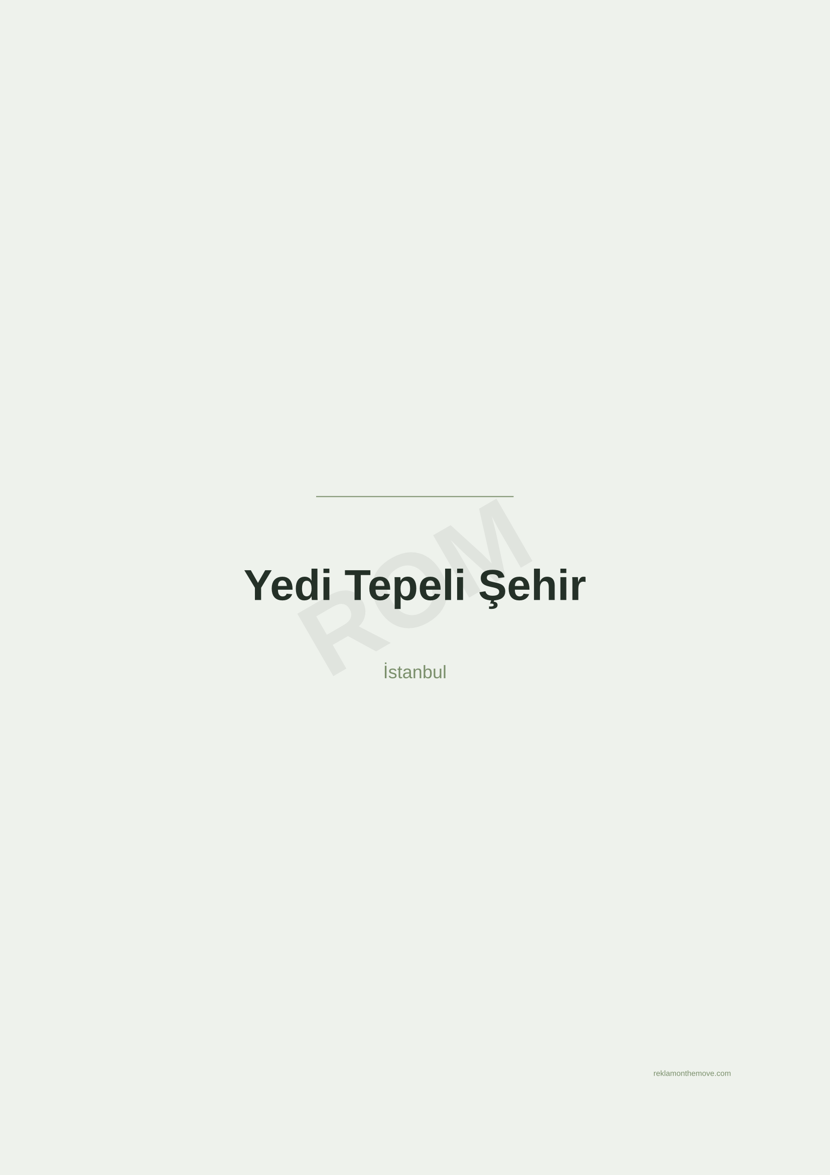 Yedi Tepeli Şehir · Adaçayı — ROM dijital ürün önizlemesi (filigranlı)