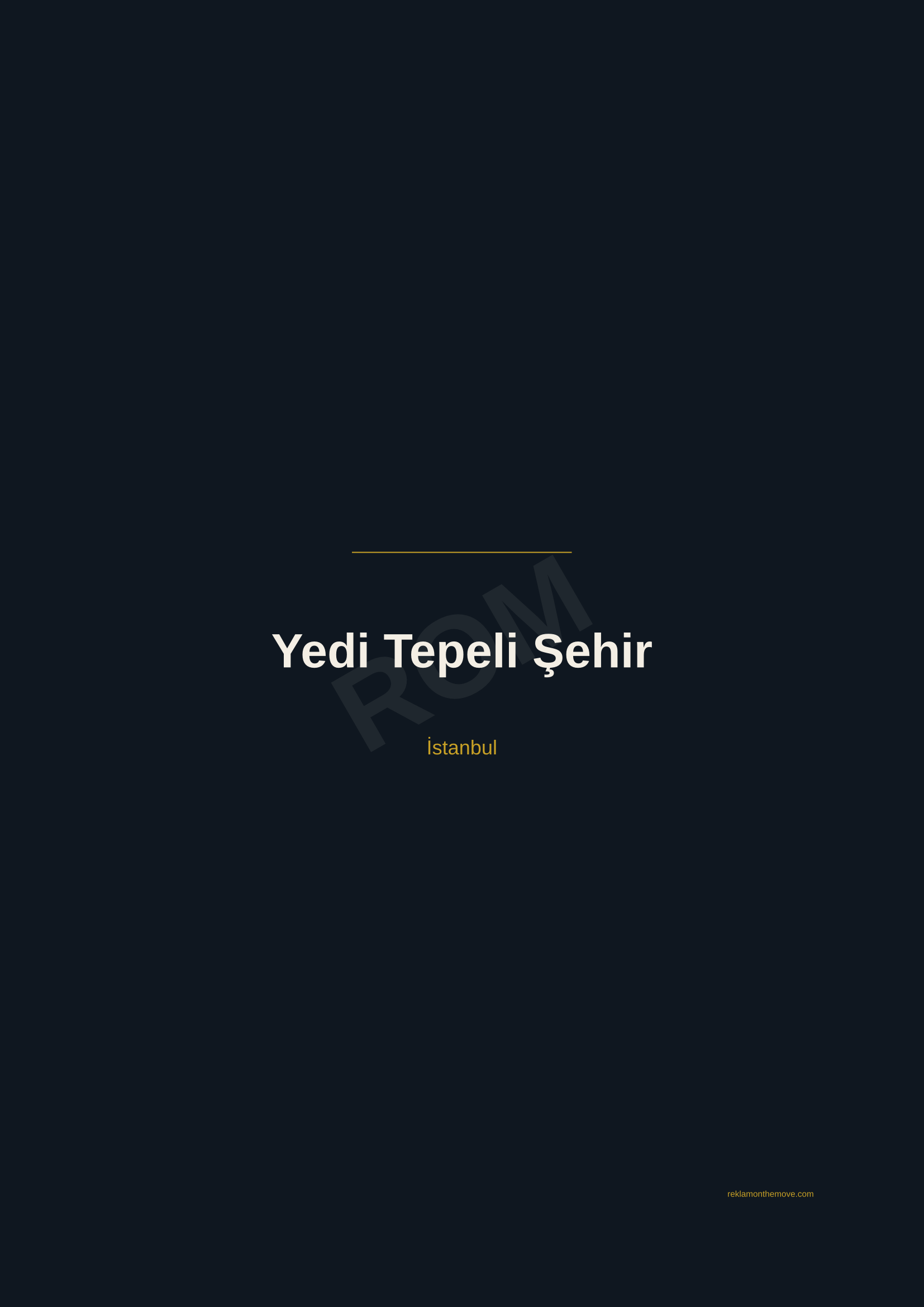 Yedi Tepeli Şehir · Gece — ROM dijital ürün önizlemesi (filigranlı)