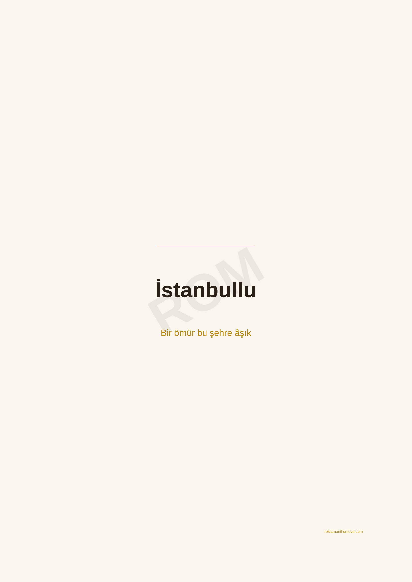 İstanbullu · Espresso — ROM dijital ürün önizlemesi (filigranlı)