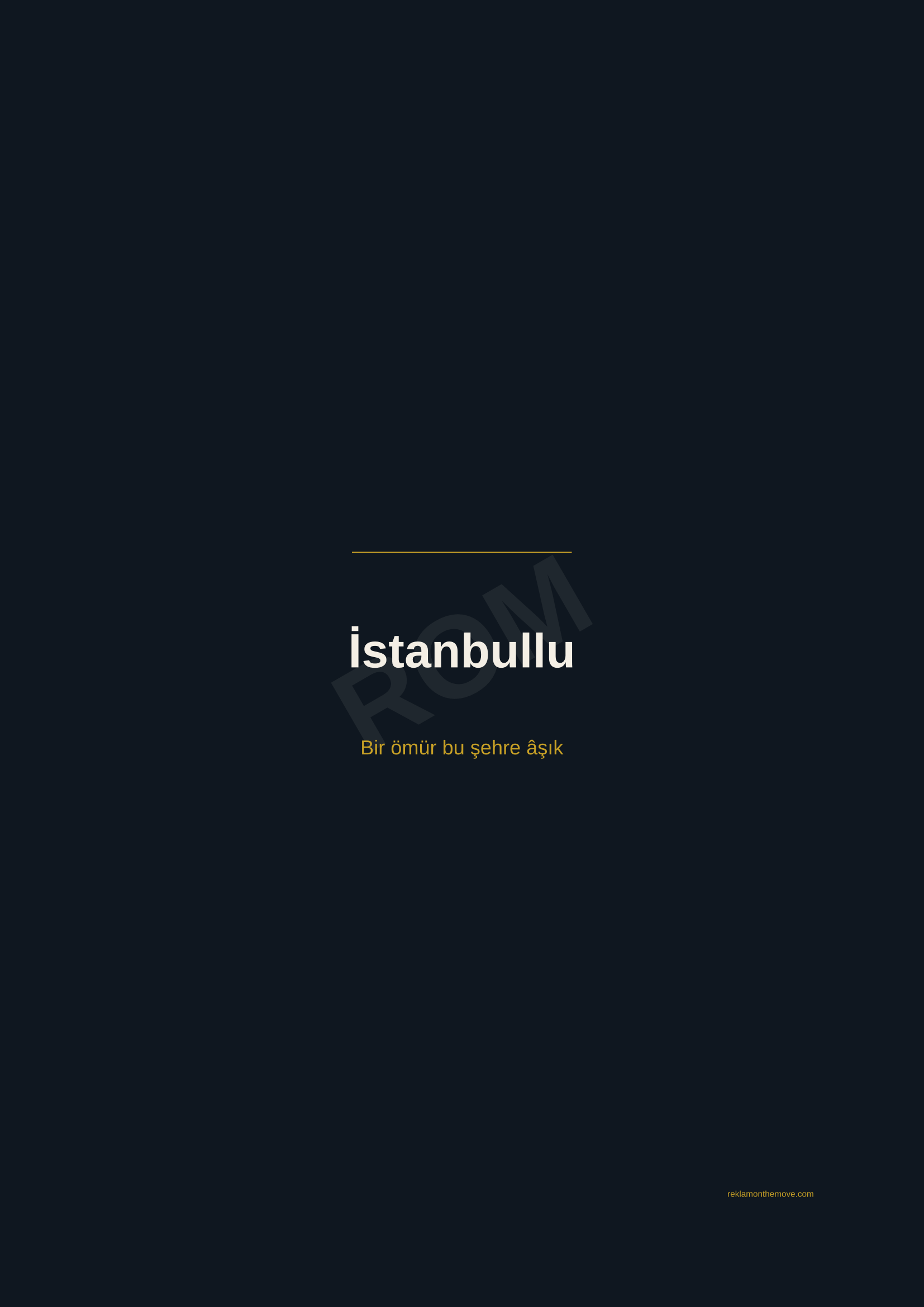 İstanbullu · Gece — ROM dijital ürün önizlemesi (filigranlı)