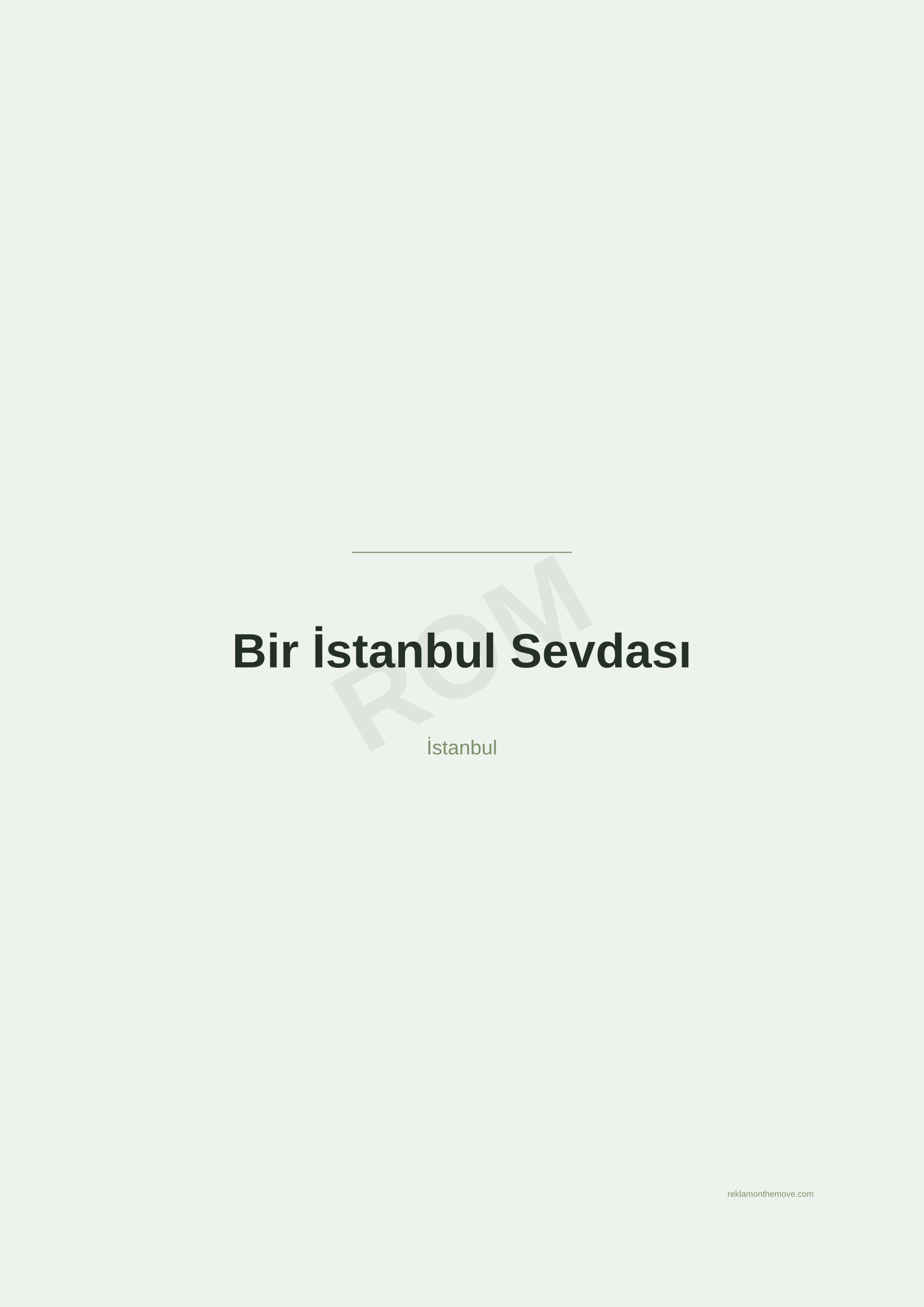 Bir İstanbul Sevdası · Adaçayı — ROM dijital ürün önizlemesi (filigranlı)