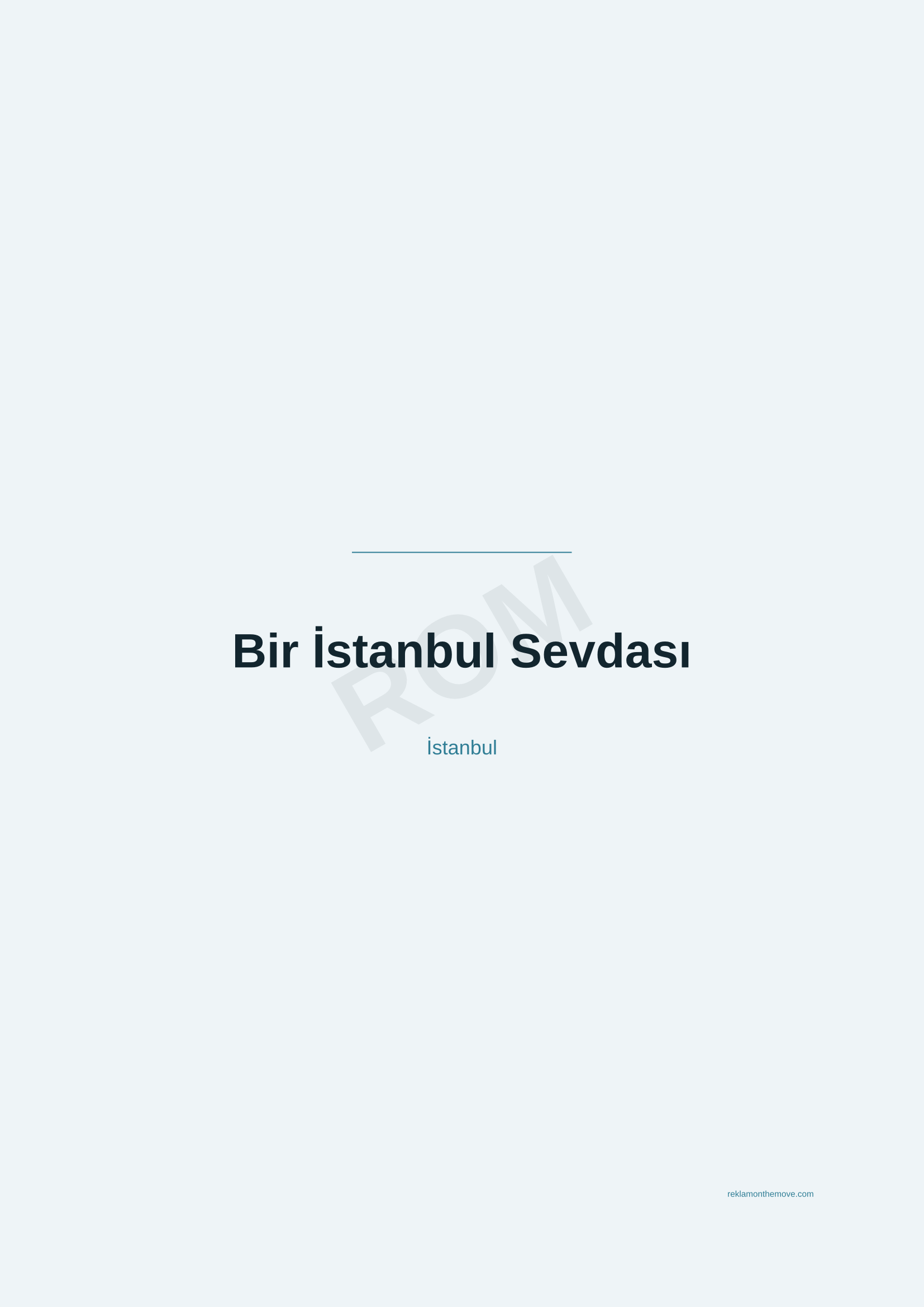 Bir İstanbul Sevdası · Okyanus — ROM dijital ürün önizlemesi (filigranlı)