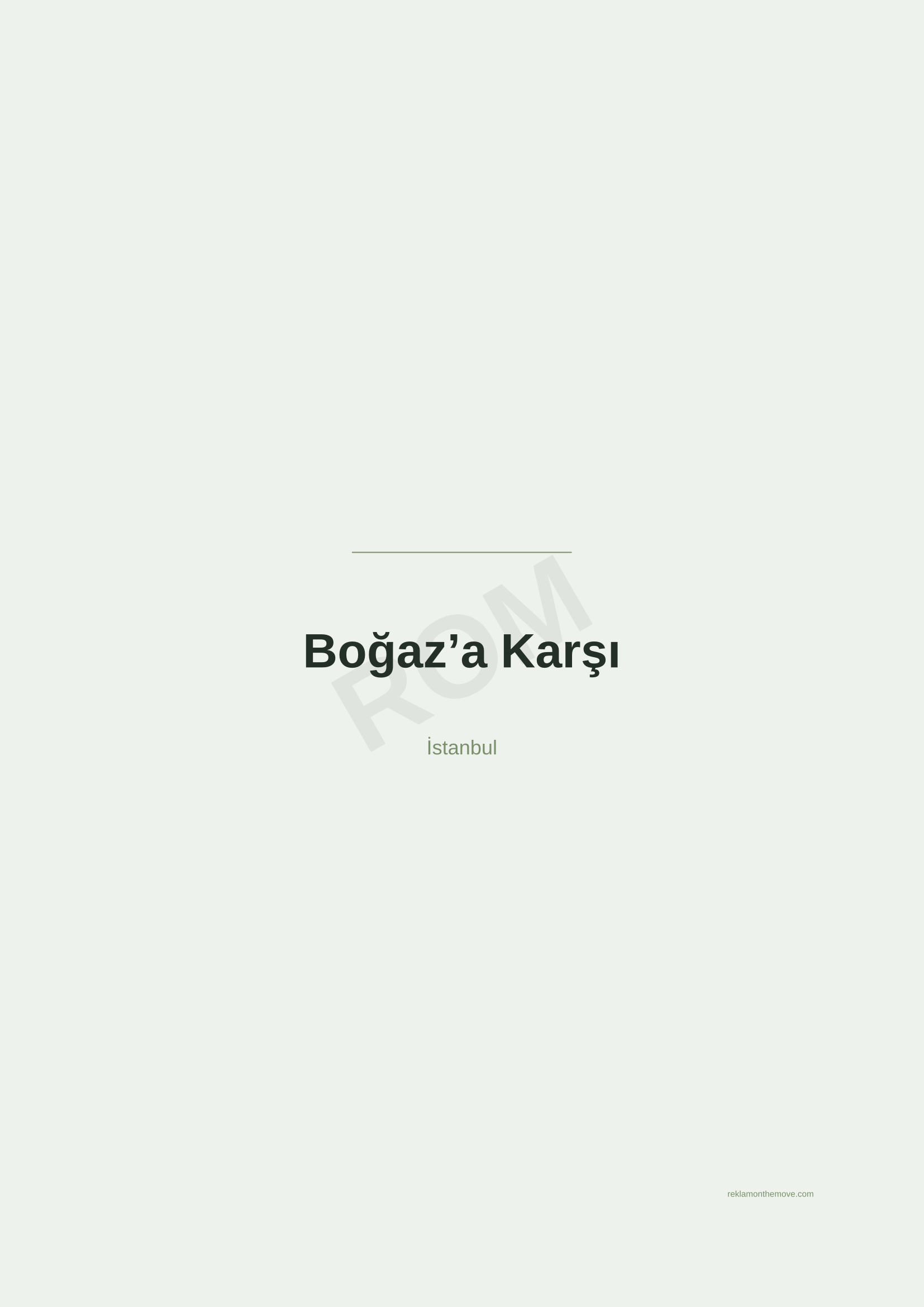 Boğaz'a Karşı · Adaçayı — ROM dijital ürün önizlemesi (filigranlı)