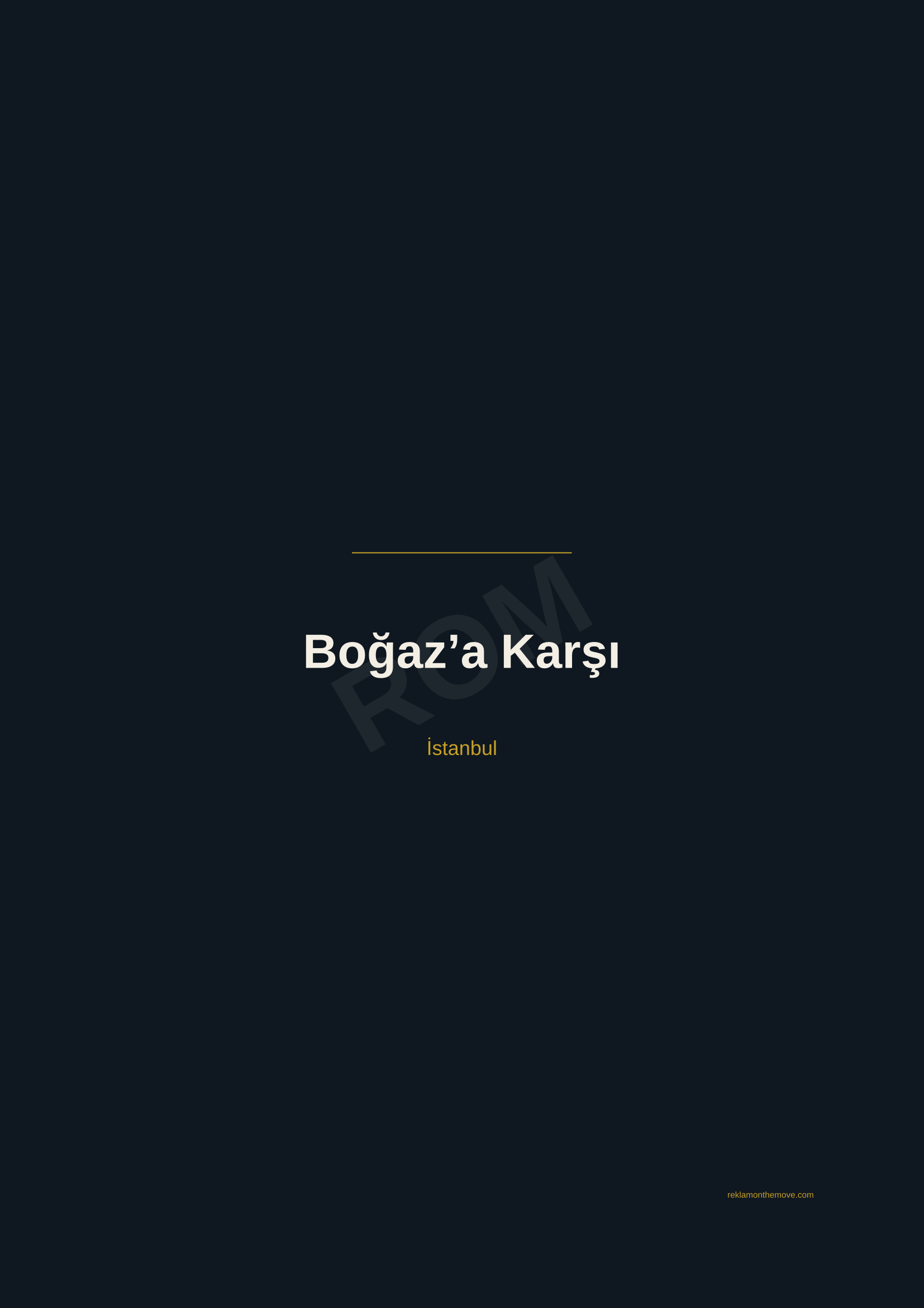 Boğaz'a Karşı · Gece — ROM dijital ürün önizlemesi (filigranlı)
