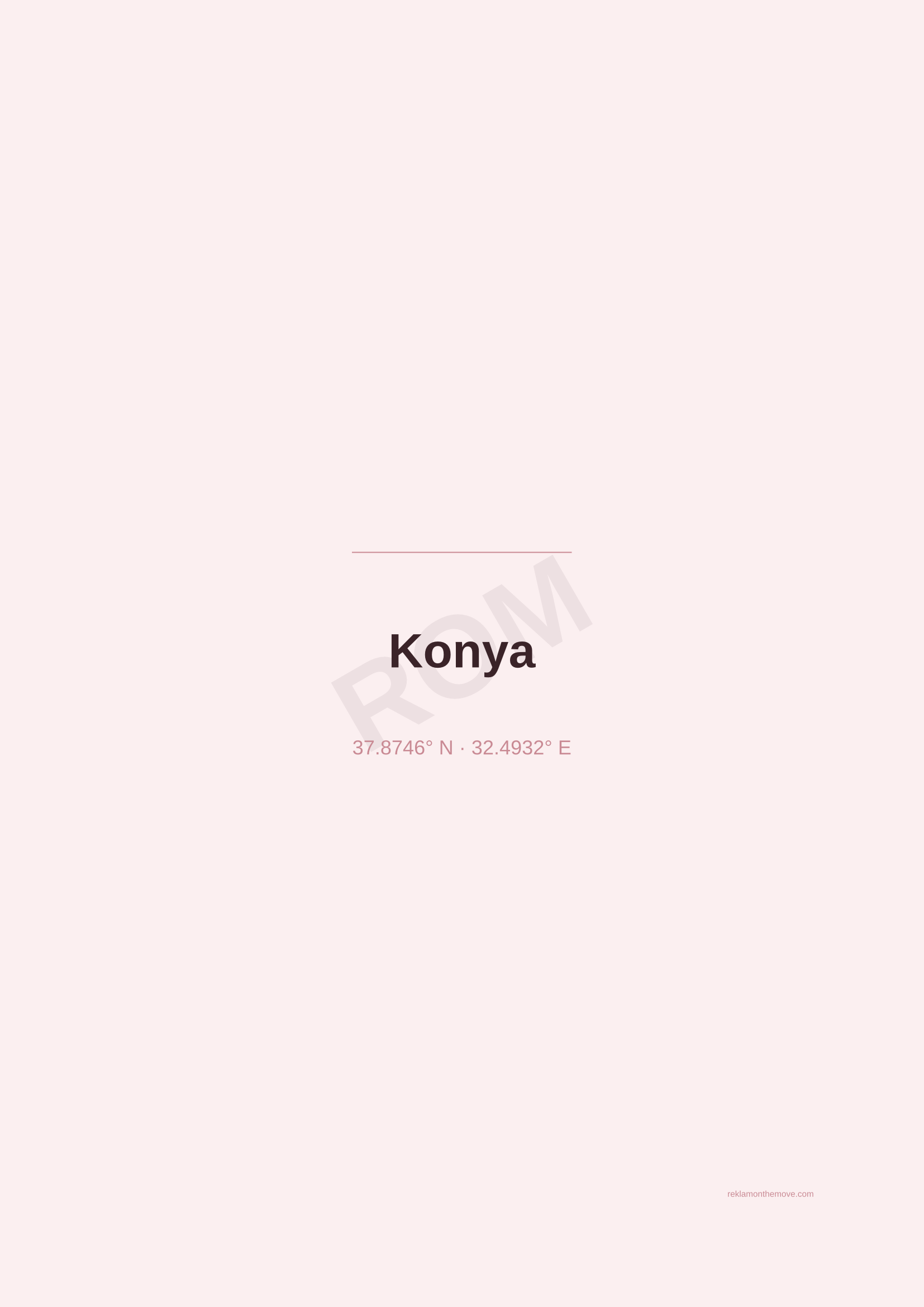 Konya · Gül — ROM dijital ürün önizlemesi (filigranlı)