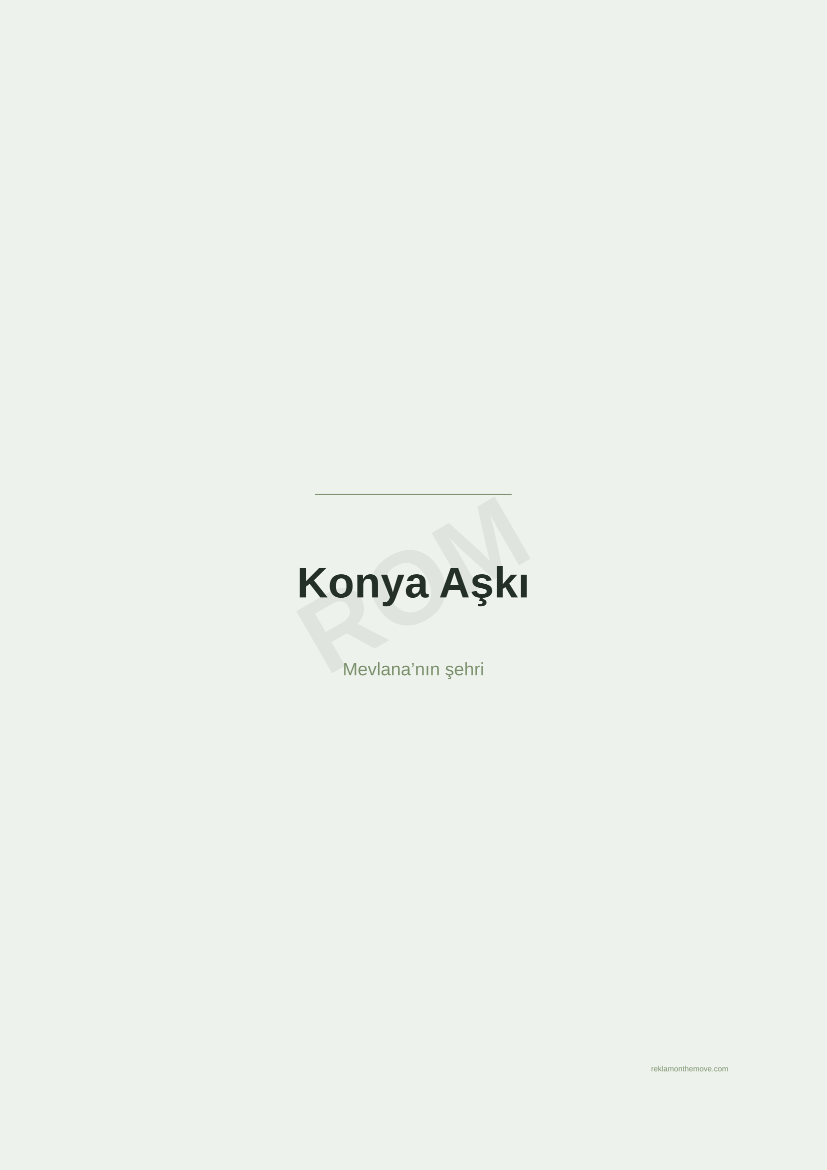 Konya Aşkı · Adaçayı — ROM dijital ürün önizlemesi (filigranlı)