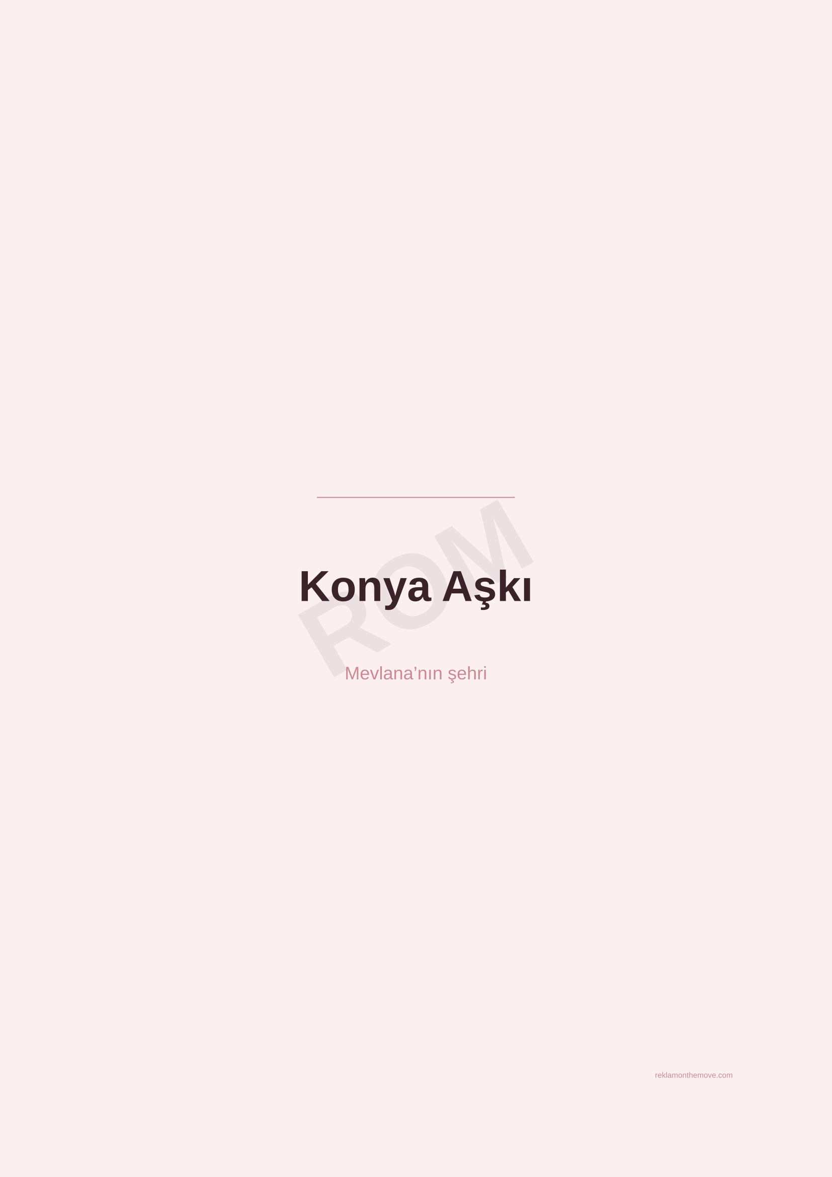 Konya Aşkı · Gül — ROM dijital ürün önizlemesi (filigranlı)
