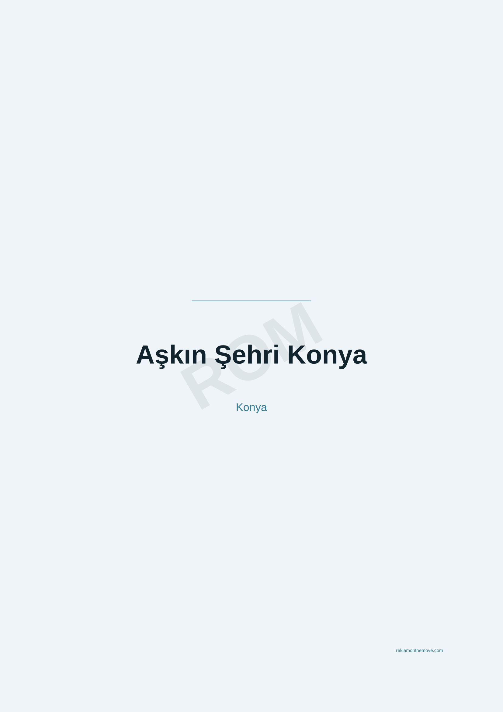 Aşkın Şehri Konya · Okyanus — ROM dijital ürün önizlemesi (filigranlı)