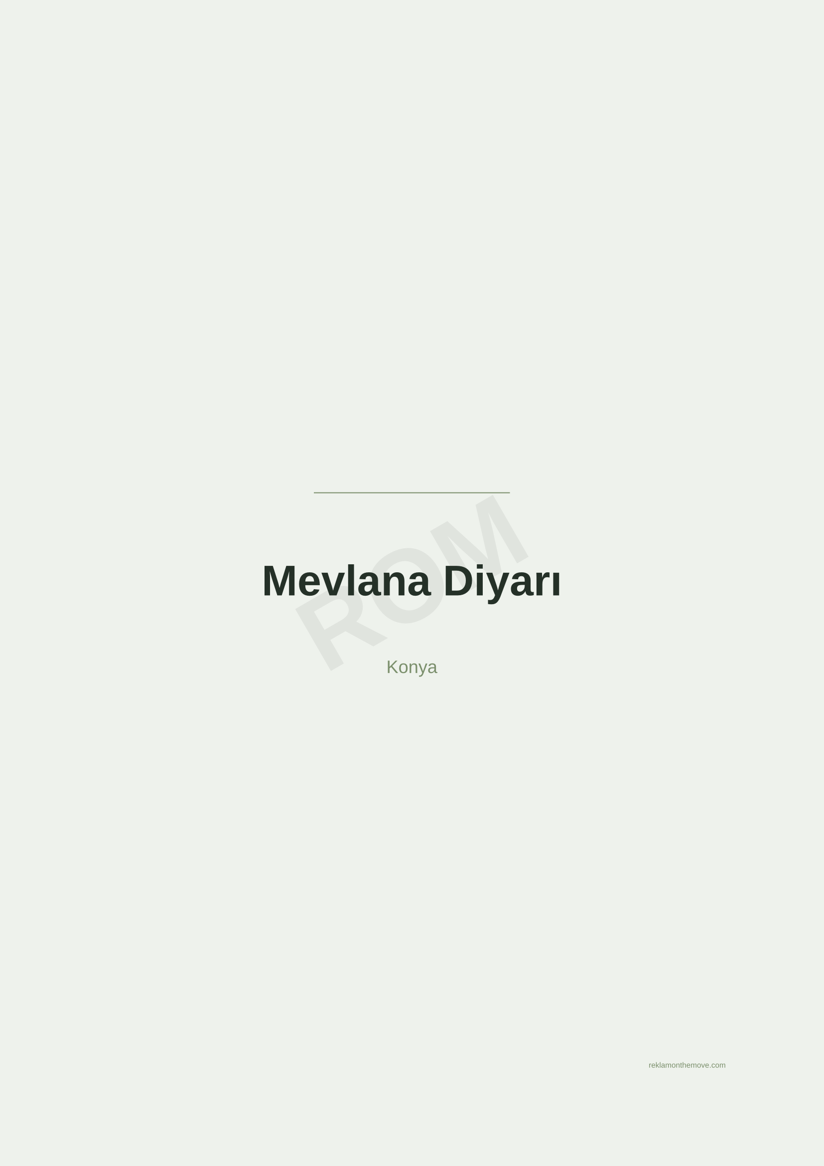 Mevlana Diyarı · Adaçayı — ROM dijital ürün önizlemesi (filigranlı)