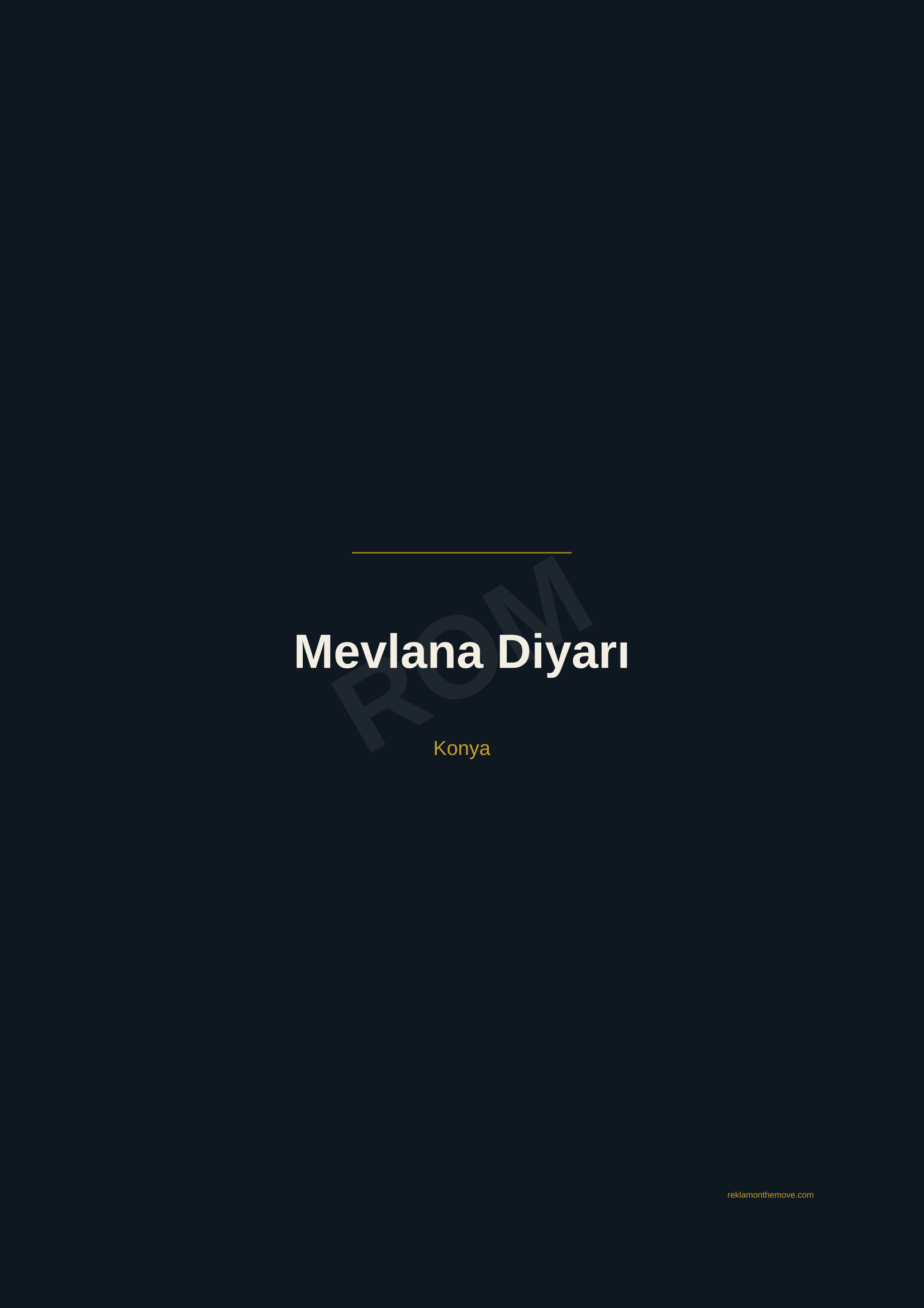 Mevlana Diyarı · Gece — ROM dijital ürün önizlemesi (filigranlı)