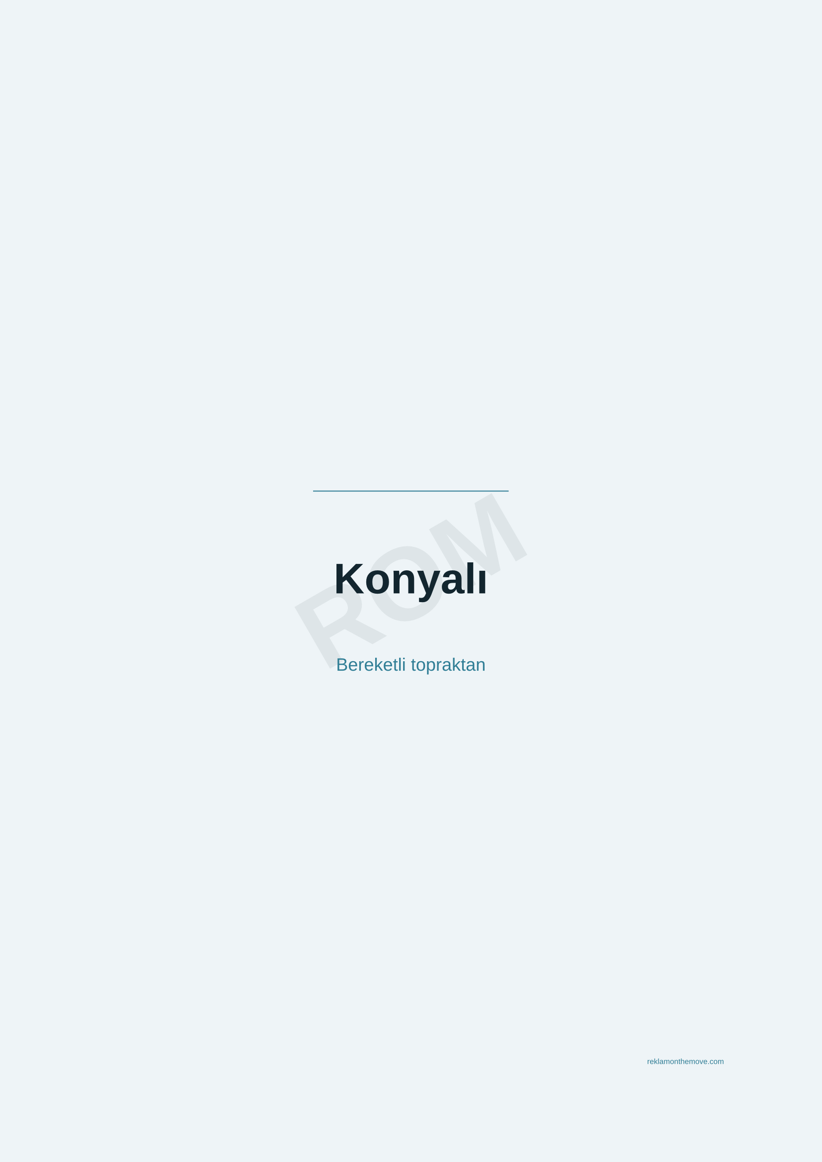 Konyalı · Okyanus — ROM dijital ürün önizlemesi (filigranlı)