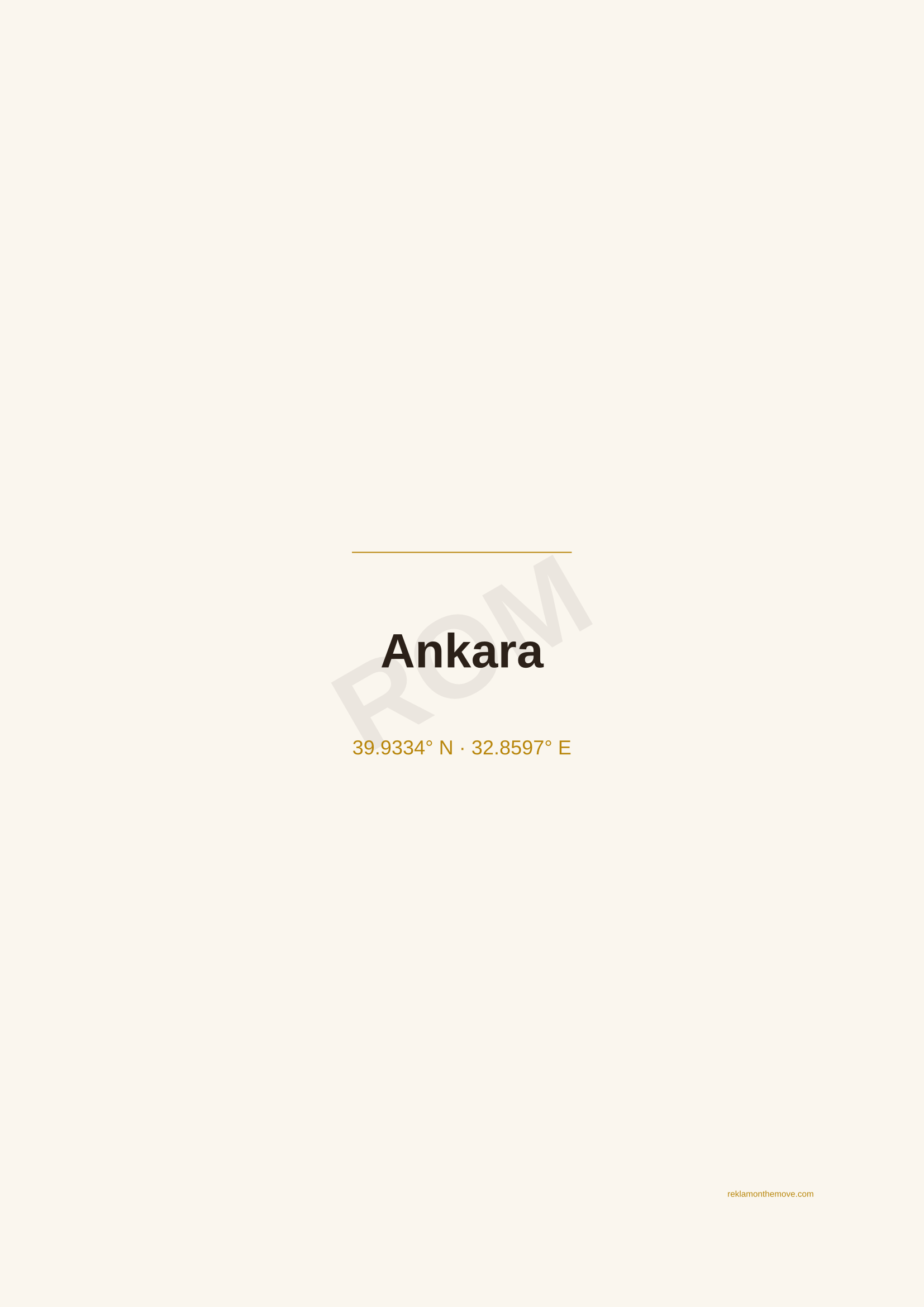 Ankara · Espresso — ROM dijital ürün önizlemesi (filigranlı)