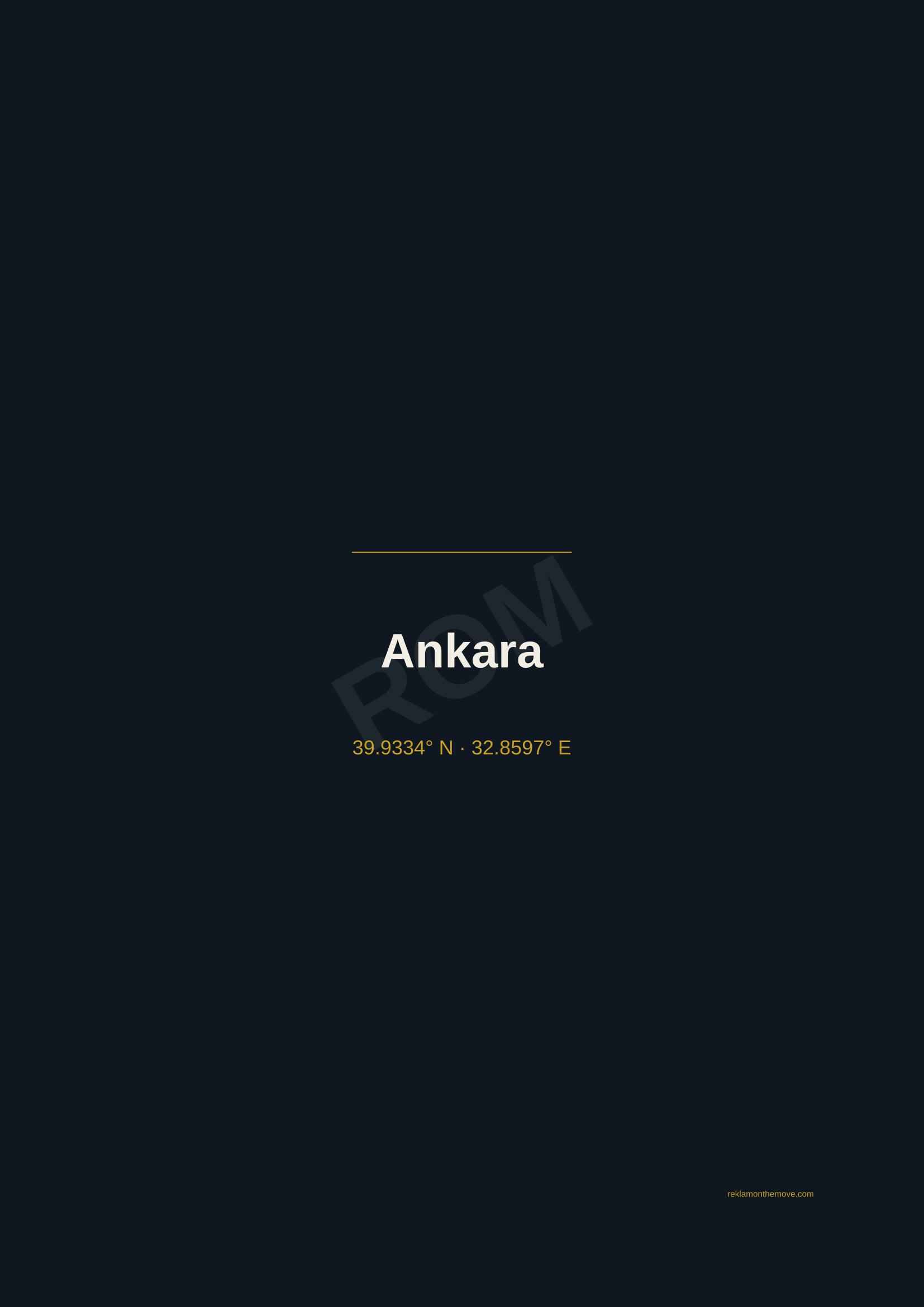 Ankara · Gece — ROM dijital ürün önizlemesi (filigranlı)
