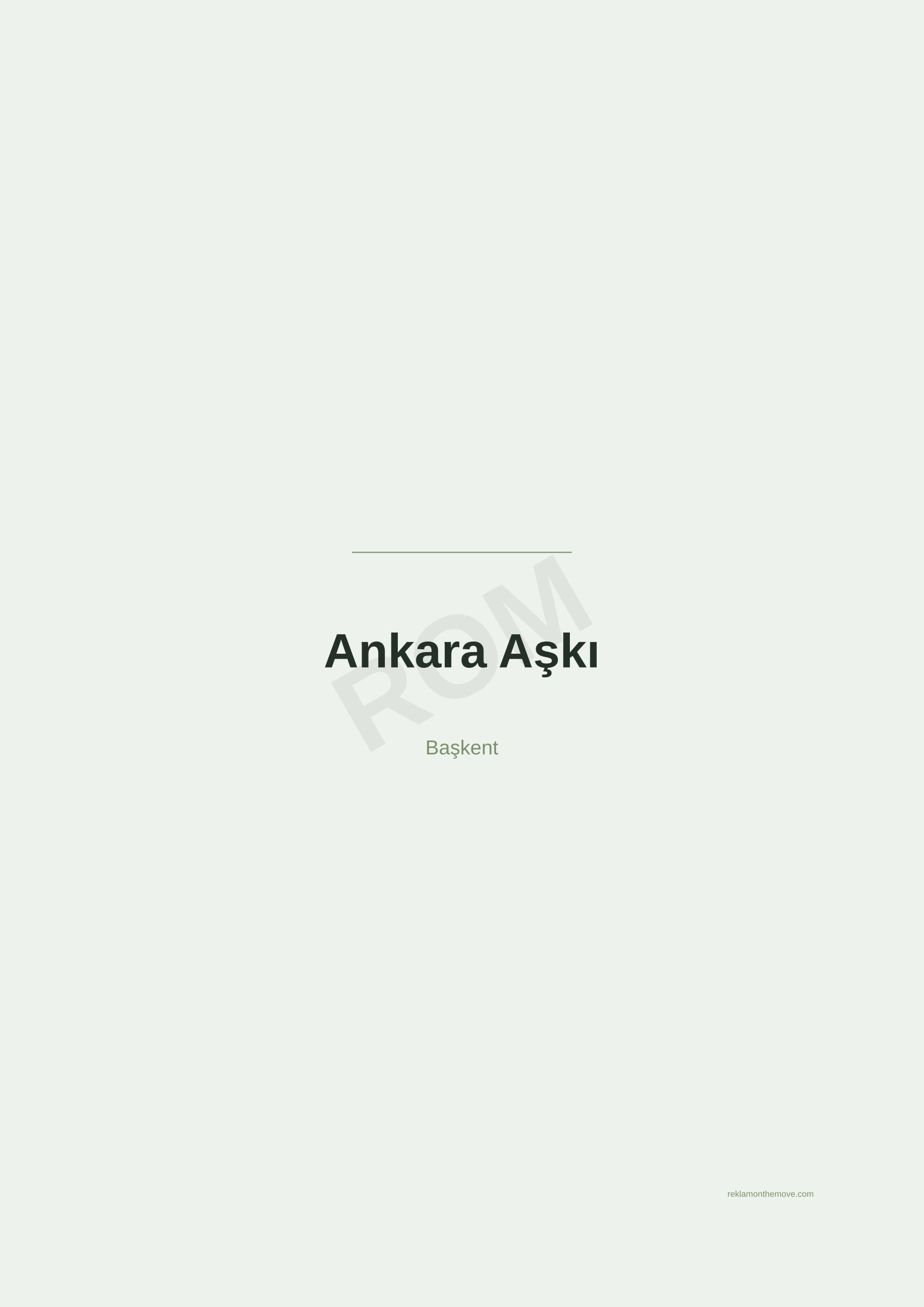Ankara Aşkı · Adaçayı — ROM dijital ürün önizlemesi (filigranlı)