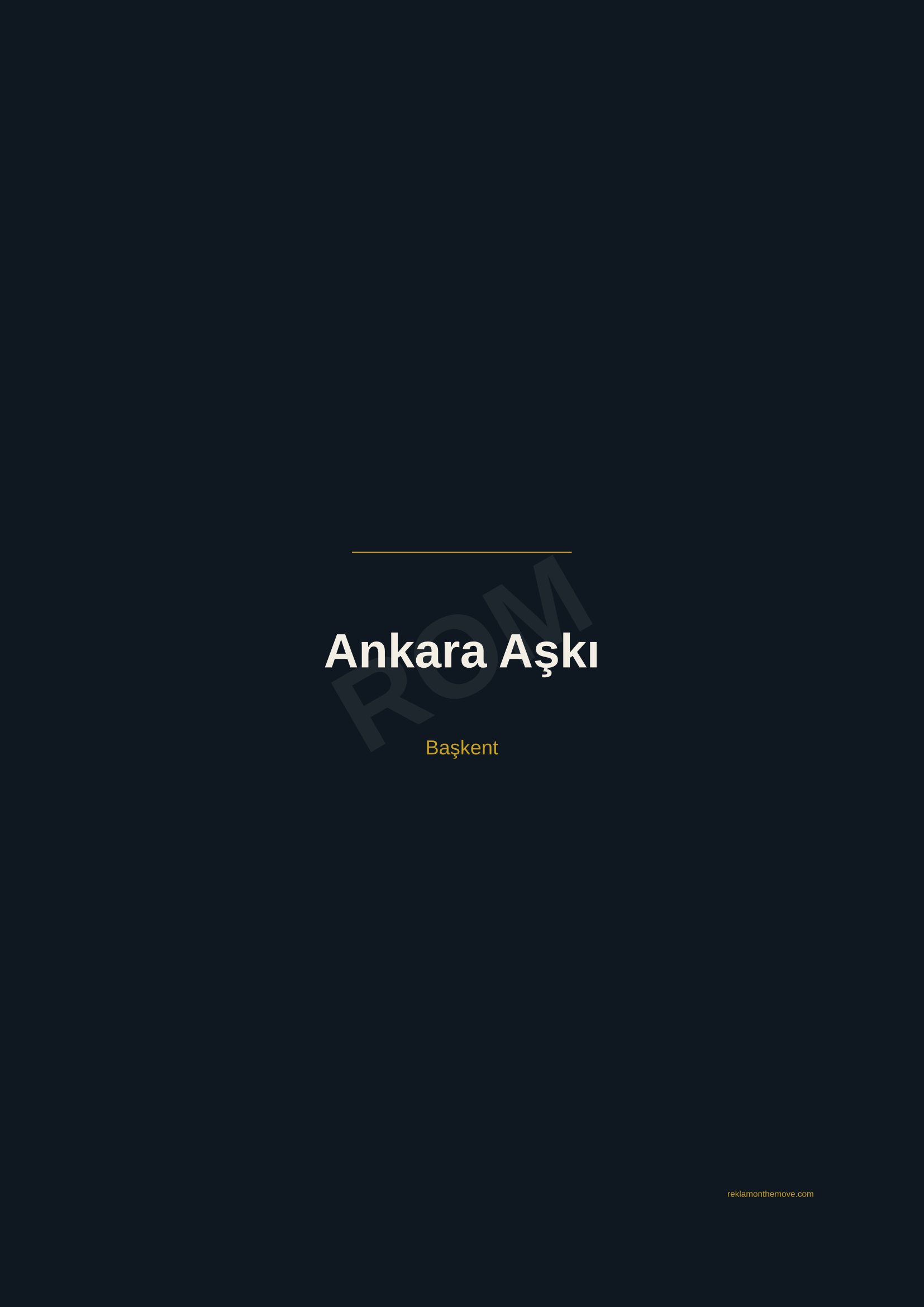 Ankara Aşkı · Gece — ROM dijital ürün önizlemesi (filigranlı)