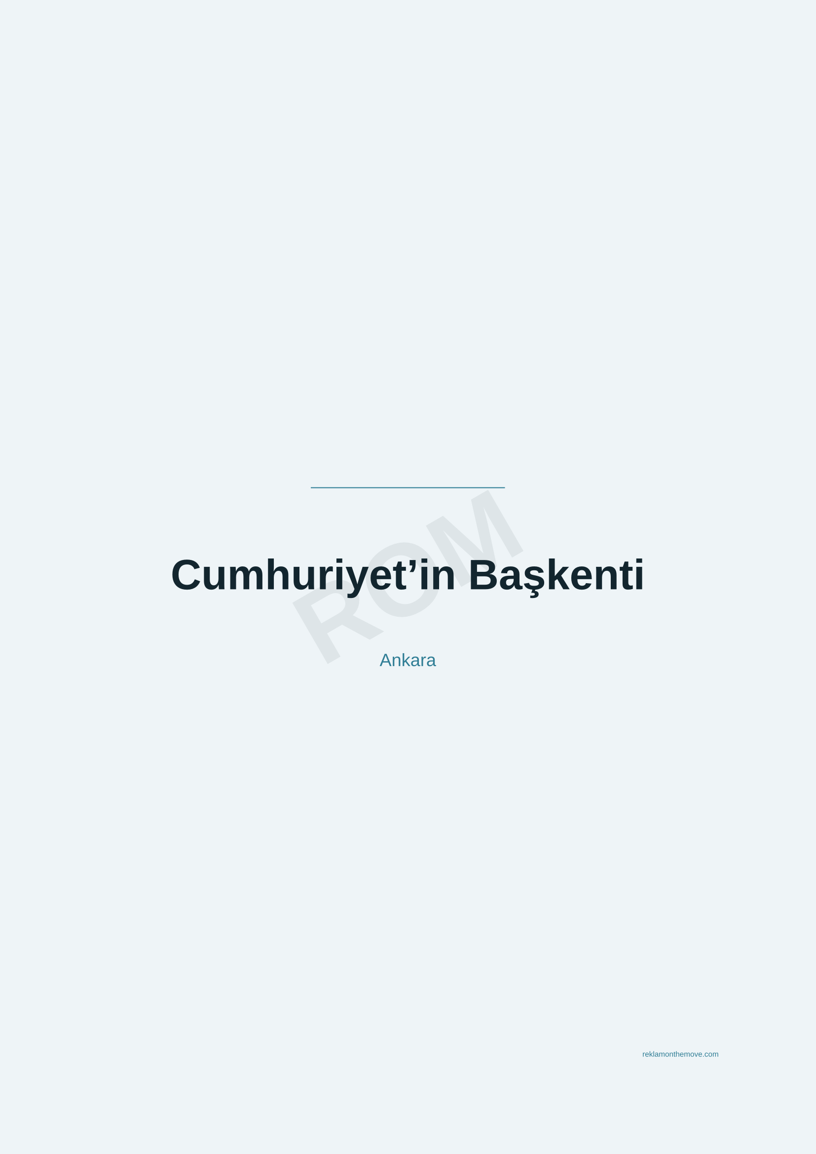 Cumhuriyet'in Başkenti · Okyanus — ROM dijital ürün önizlemesi (filigranlı)