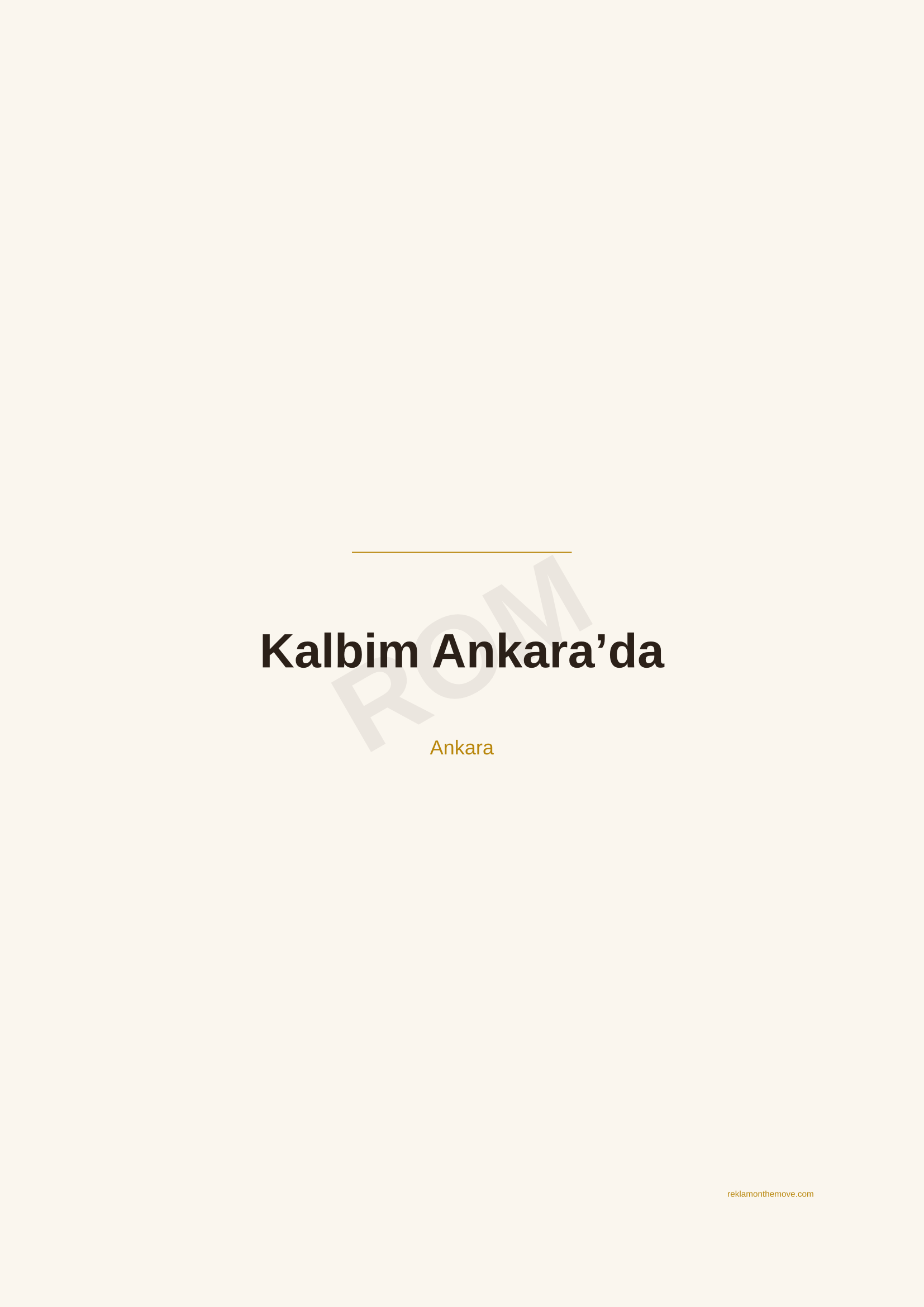 Kalbim Ankara'da · Espresso — ROM dijital ürün önizlemesi (filigranlı)