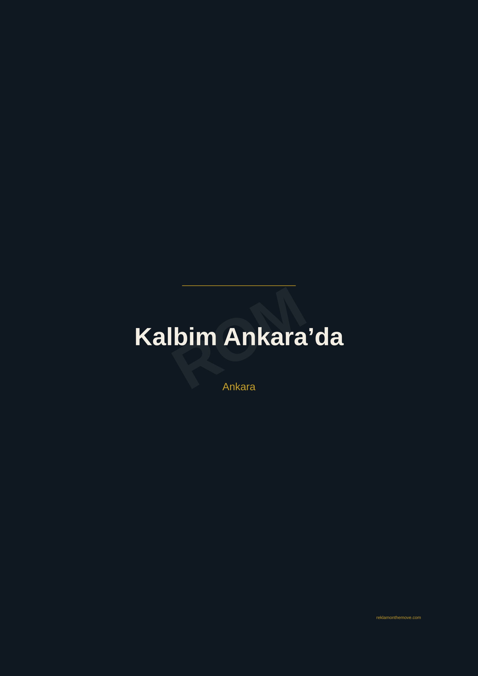 Kalbim Ankara'da · Gece — ROM dijital ürün önizlemesi (filigranlı)