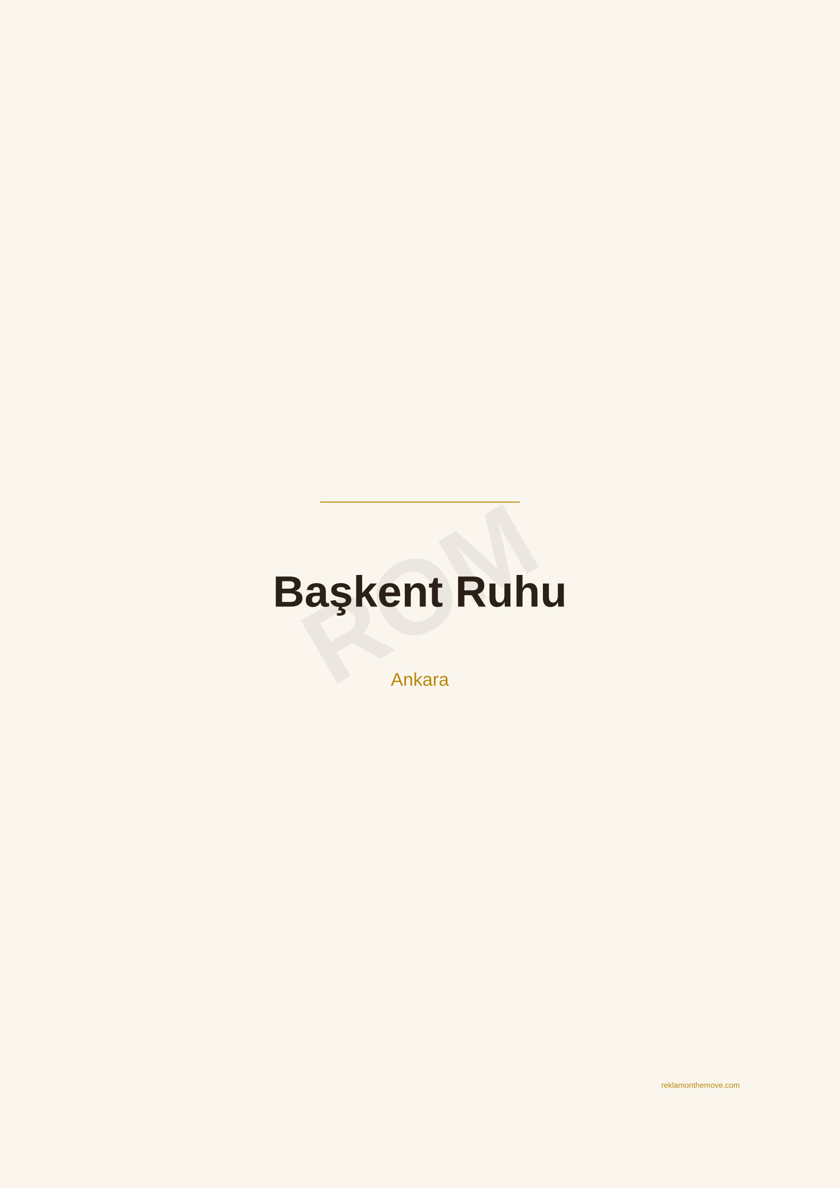 Başkent Ruhu · Espresso — ROM dijital ürün önizlemesi (filigranlı)