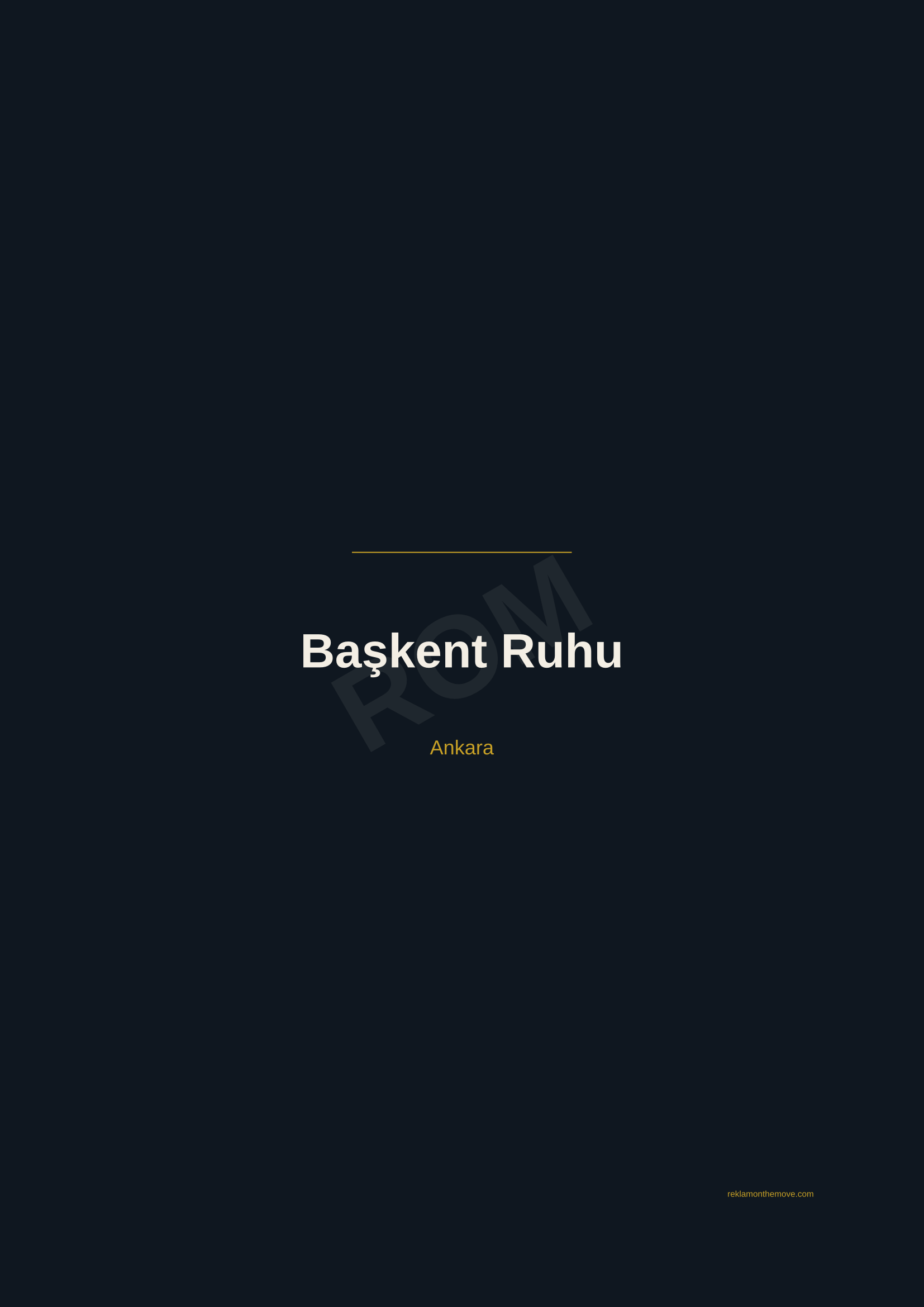 Başkent Ruhu · Gece — ROM dijital ürün önizlemesi (filigranlı)