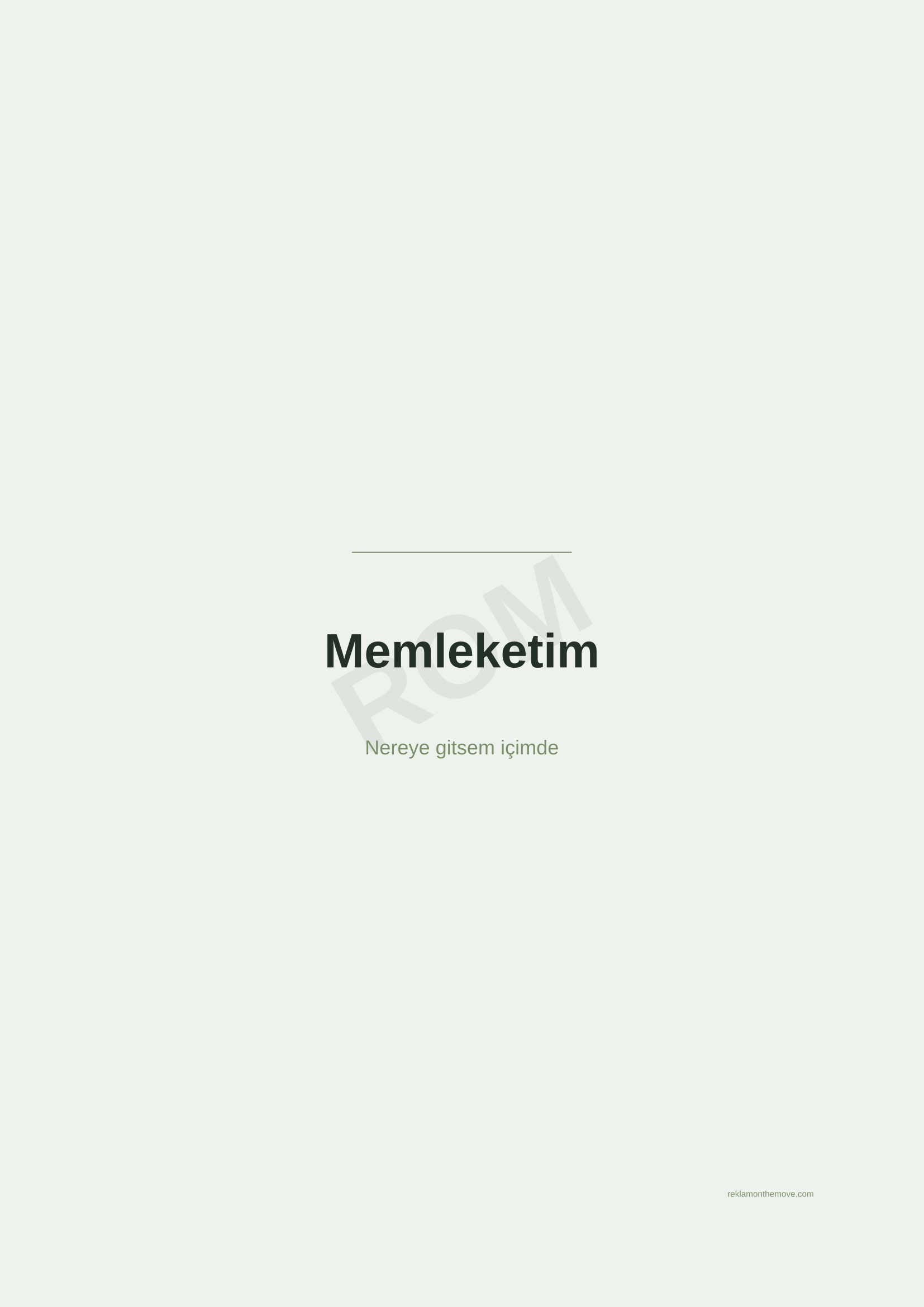 Memleketim · Adaçayı — ROM dijital ürün önizlemesi (filigranlı)