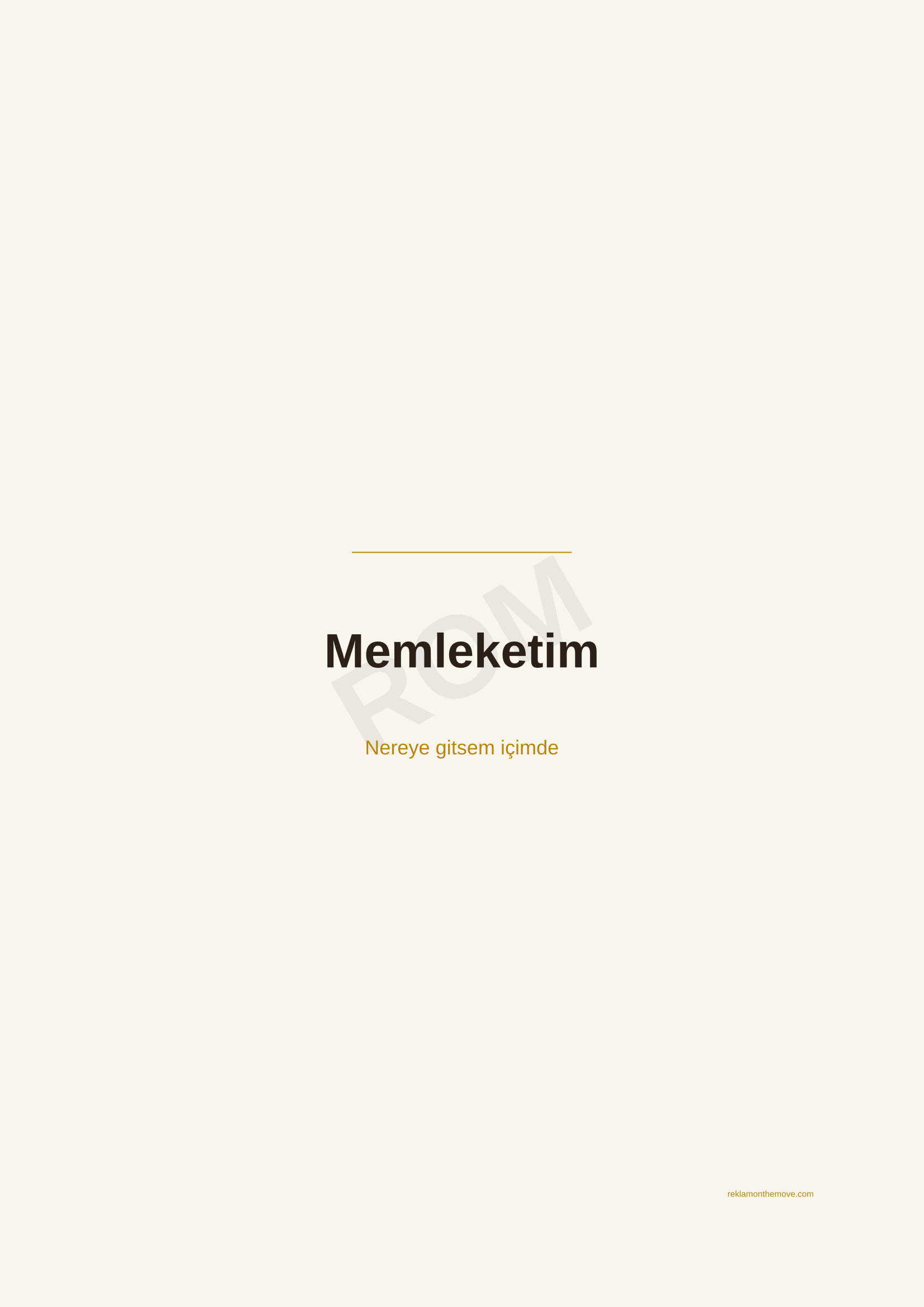 Memleketim · Espresso — ROM dijital ürün önizlemesi (filigranlı)