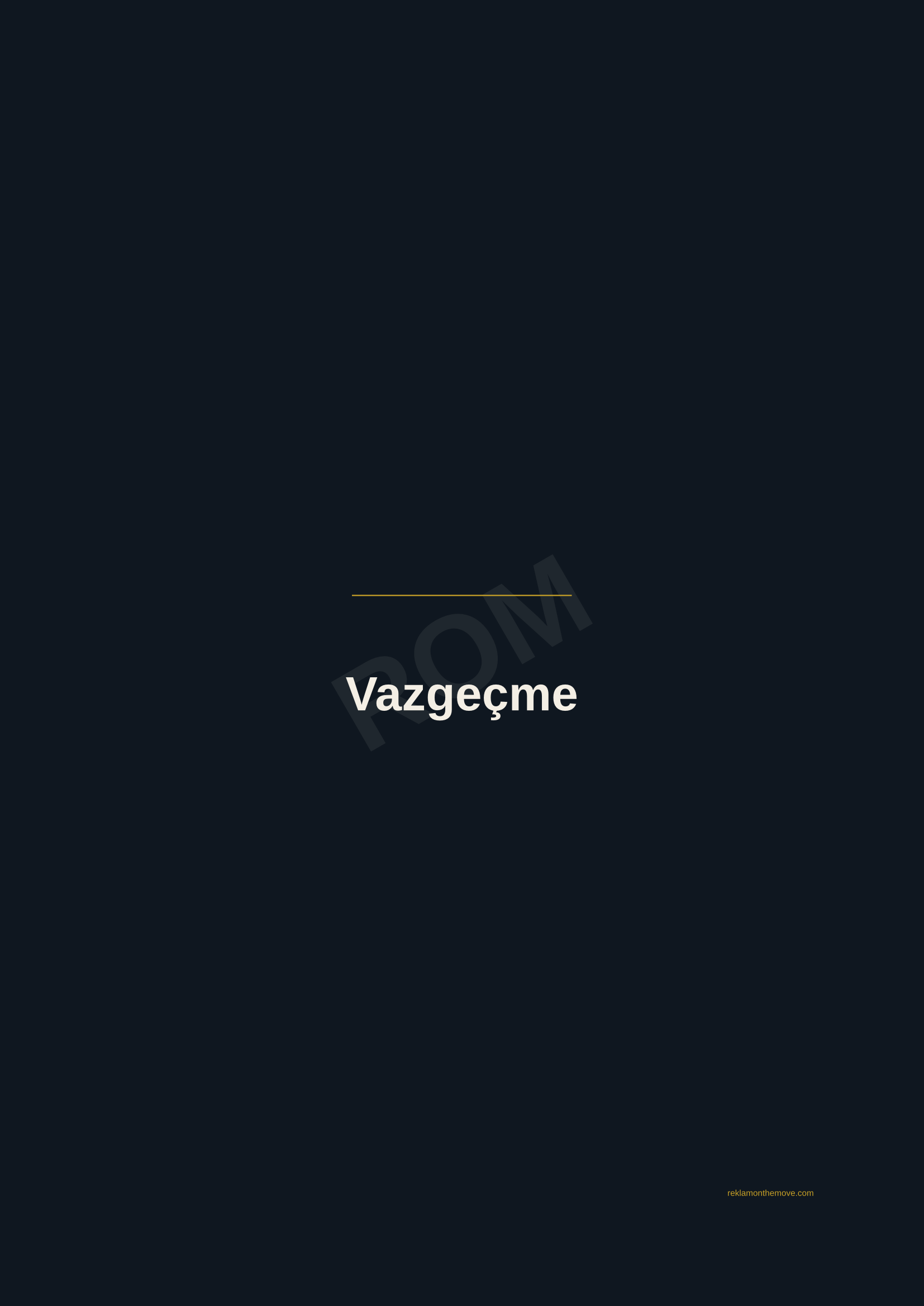 Vazgeçme · Gece — ROM dijital ürün önizlemesi (filigranlı)