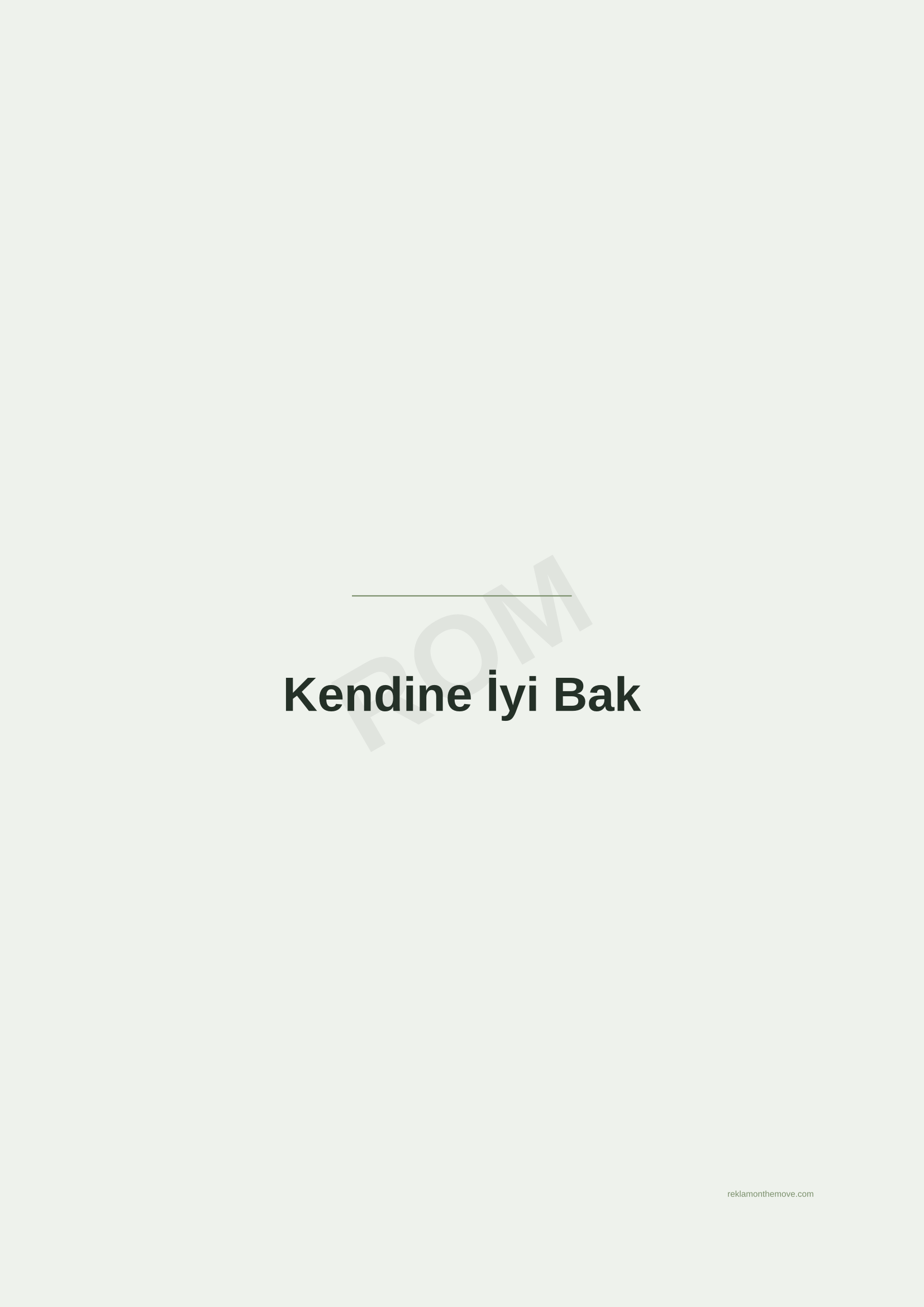 Kendine İyi Bak · Adaçayı — ROM dijital ürün önizlemesi (filigranlı)