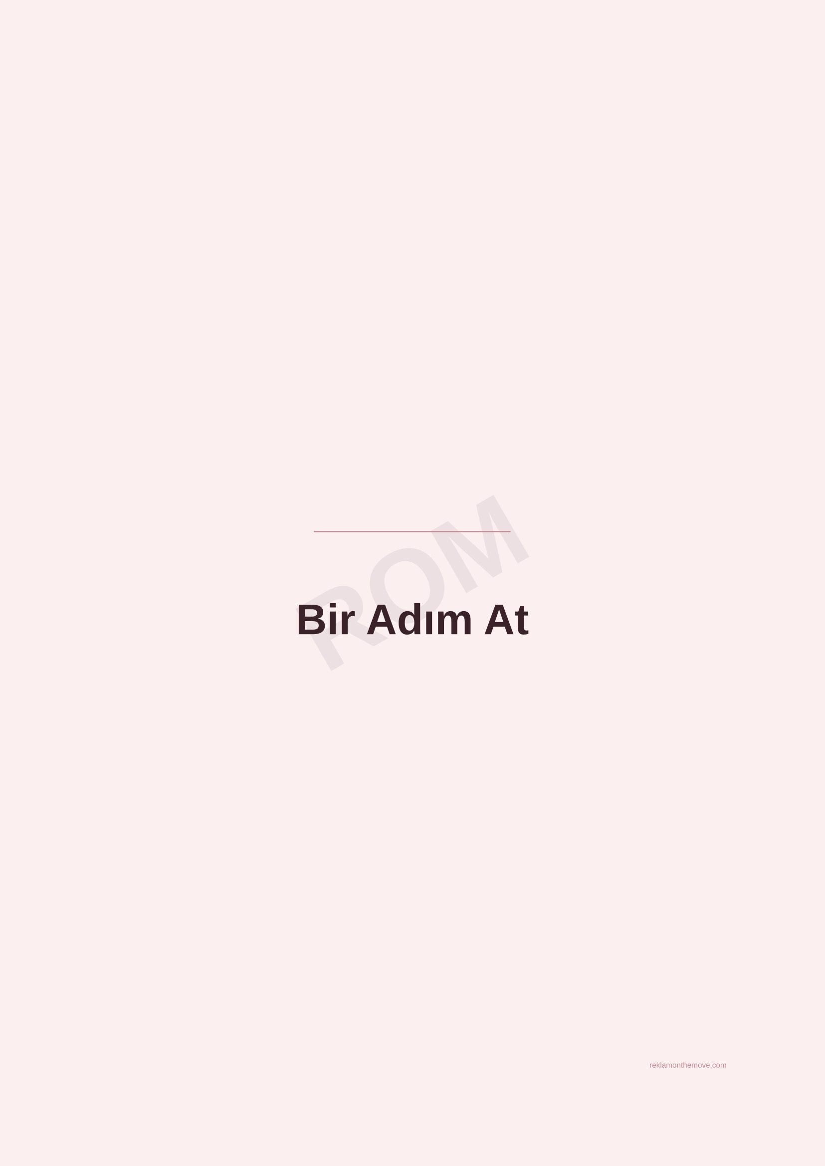 Bir Adım At · Gül — ROM dijital ürün önizlemesi (filigranlı)