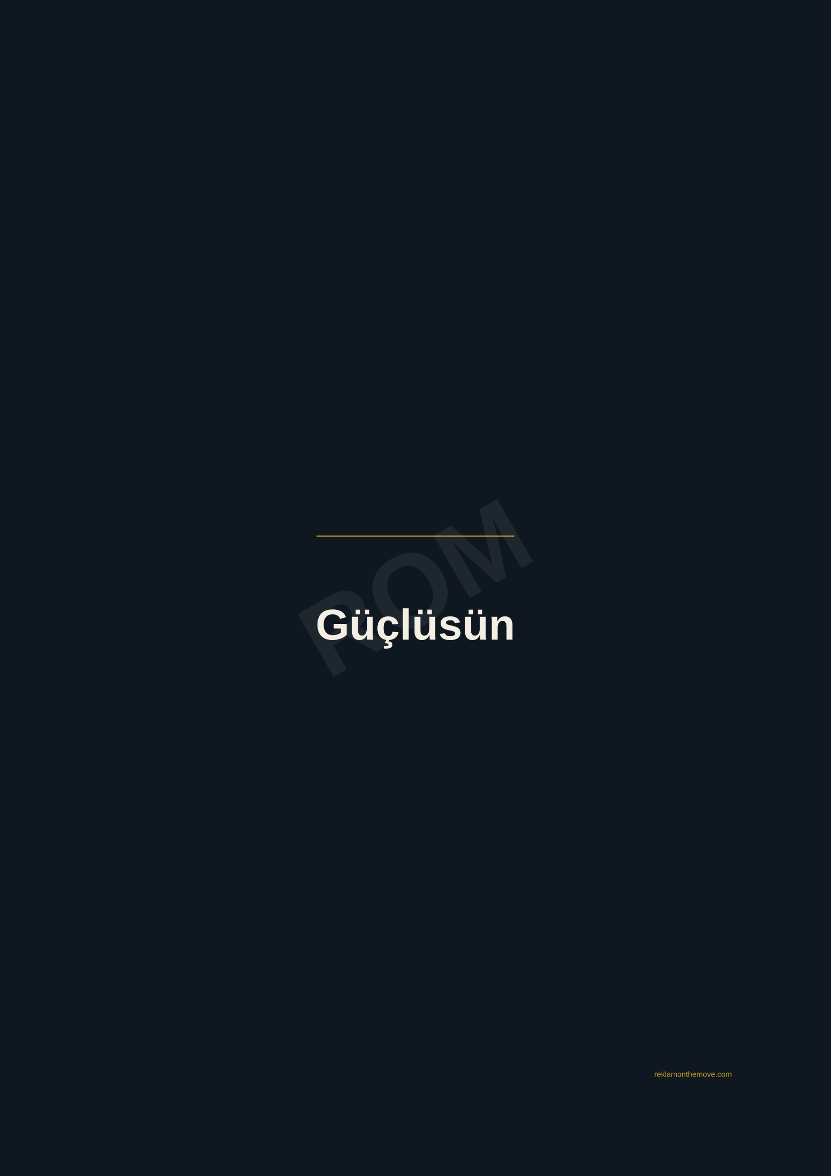 Güçlüsün · Gece — ROM dijital ürün önizlemesi (filigranlı)