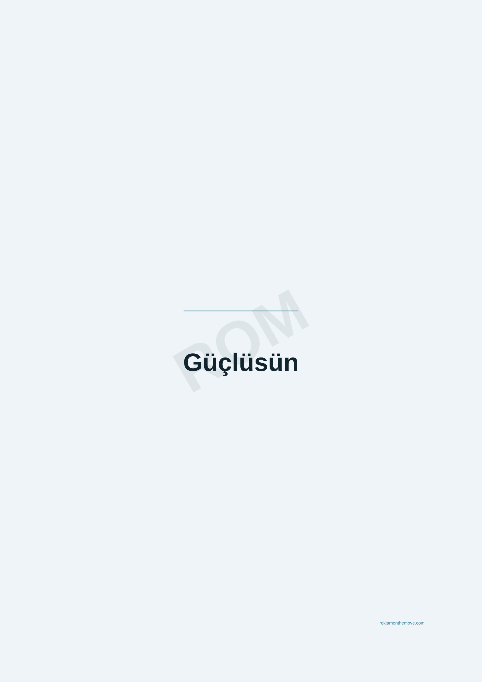 Güçlüsün · Okyanus — ROM dijital ürün önizlemesi (filigranlı)