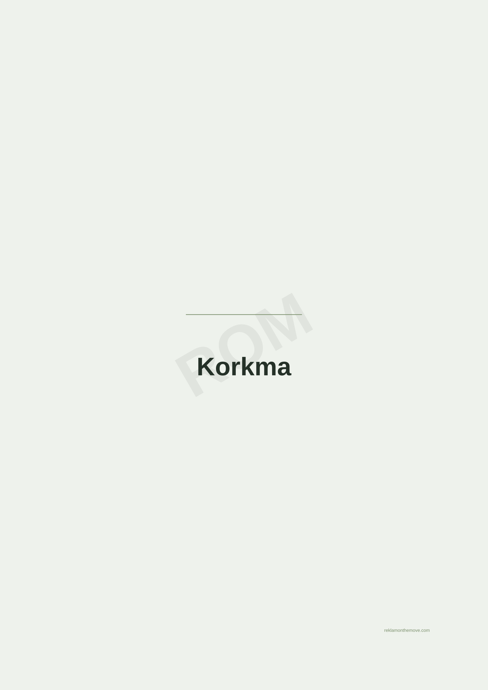 Korkma · Adaçayı — ROM dijital ürün önizlemesi (filigranlı)