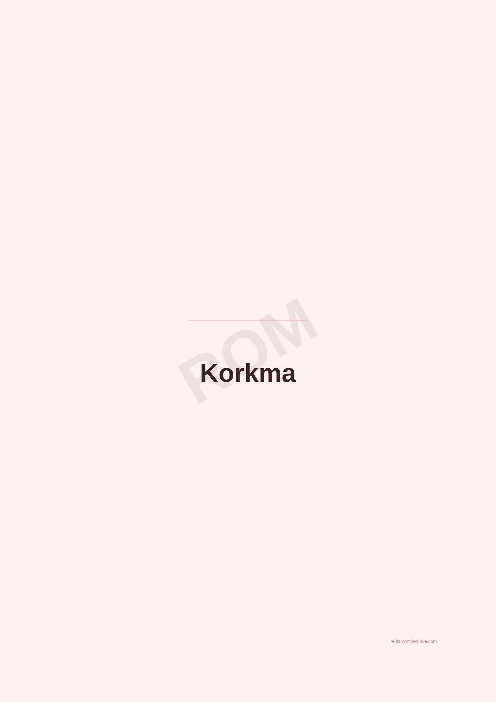 Korkma · Gül — ROM dijital ürün önizlemesi (filigranlı)