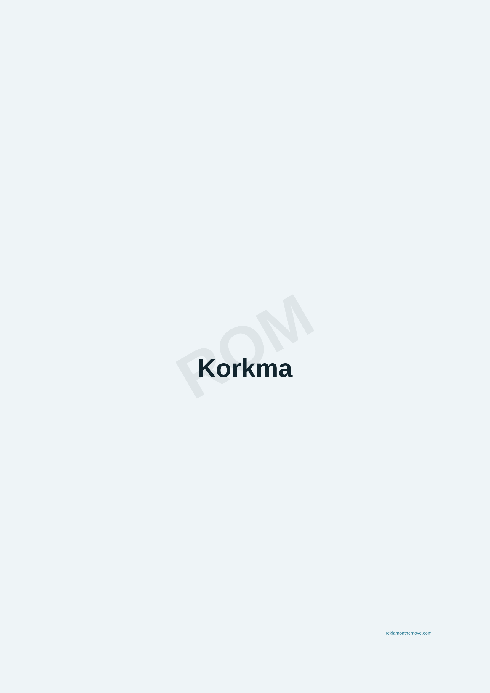 Korkma · Okyanus — ROM dijital ürün önizlemesi (filigranlı)