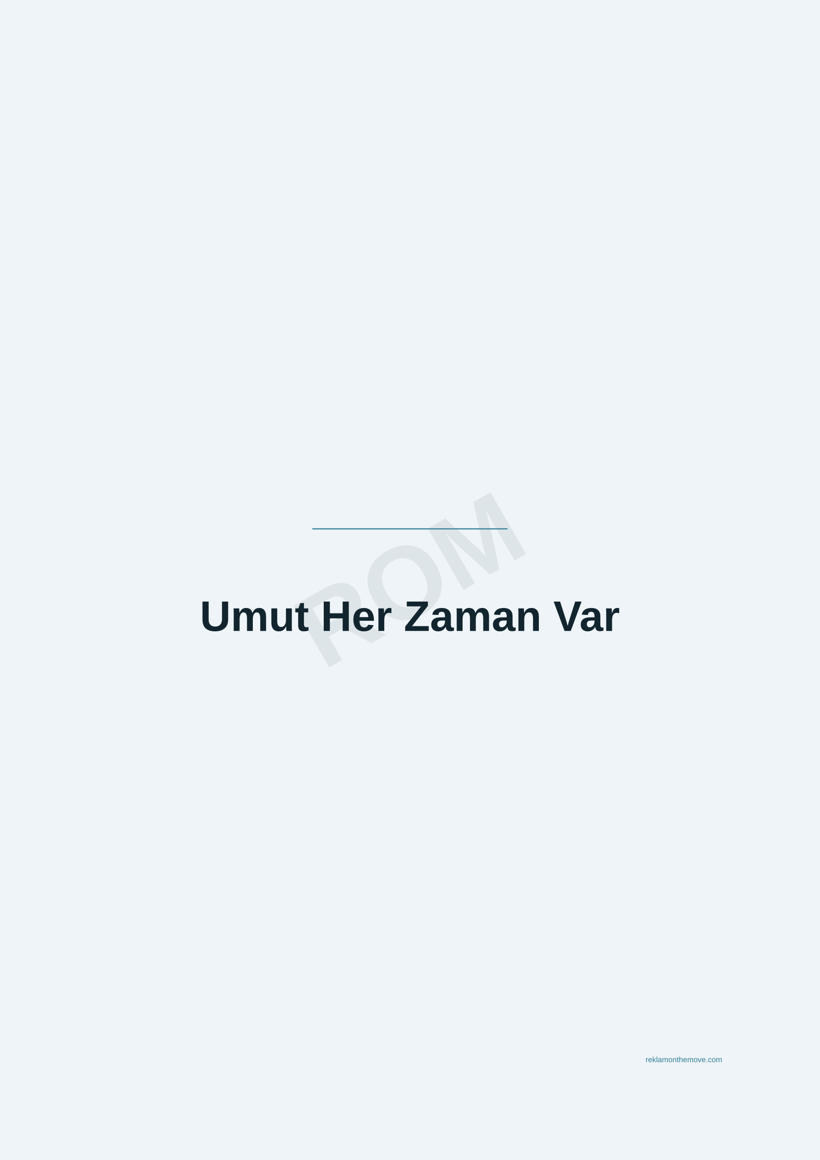Umut Her Zaman Var · Okyanus — ROM dijital ürün önizlemesi (filigranlı)