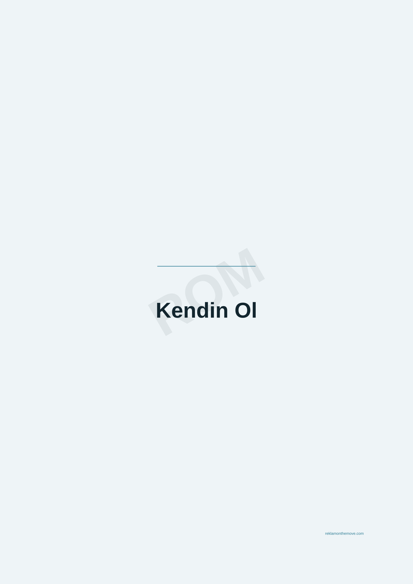 Kendin Ol · Okyanus — ROM dijital ürün önizlemesi (filigranlı)