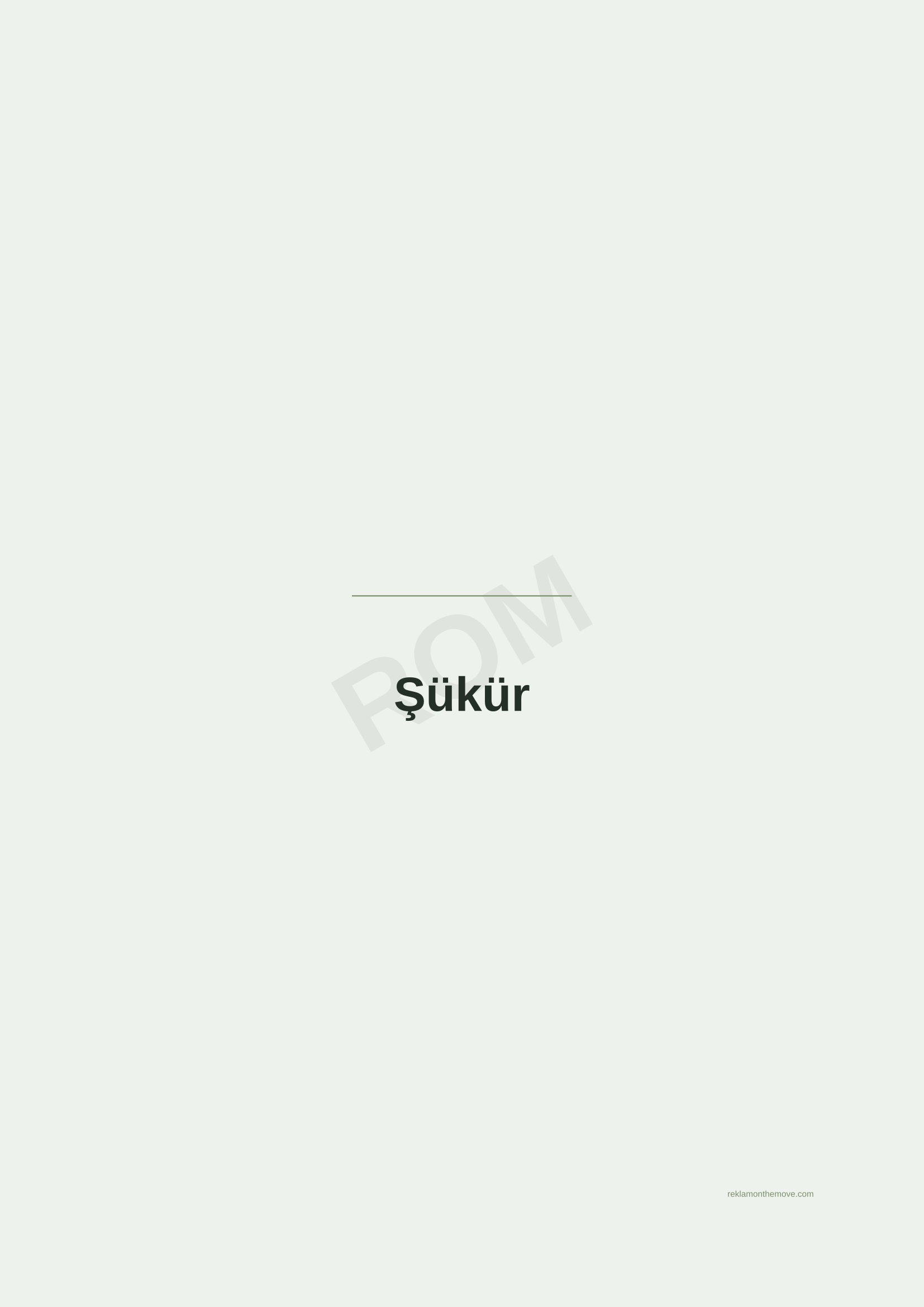 Şükür · Adaçayı — ROM dijital ürün önizlemesi (filigranlı)