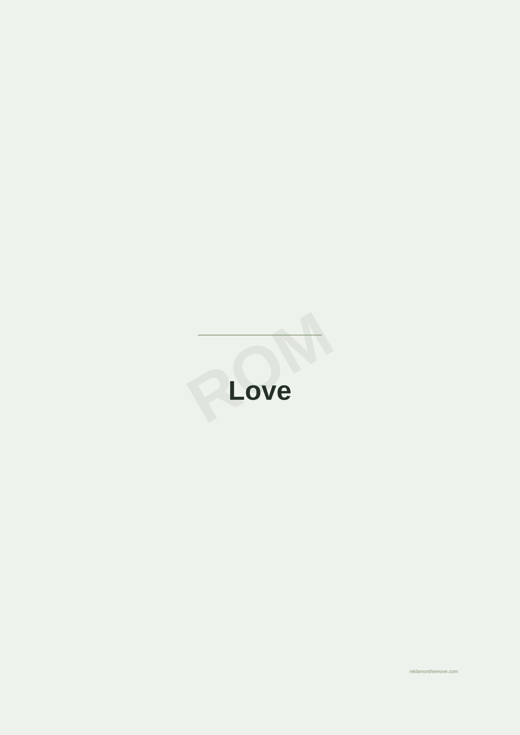 Love · Adaçayı — ROM dijital ürün önizlemesi (filigranlı)