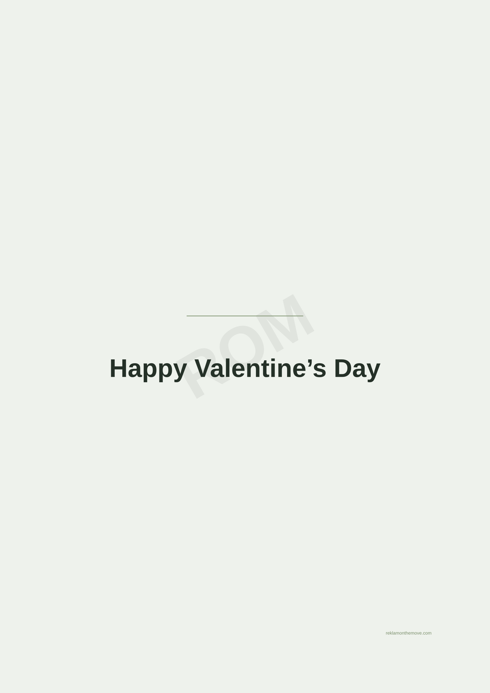 Happy Valentine's Day · Adaçayı — ROM dijital ürün önizlemesi (filigranlı)