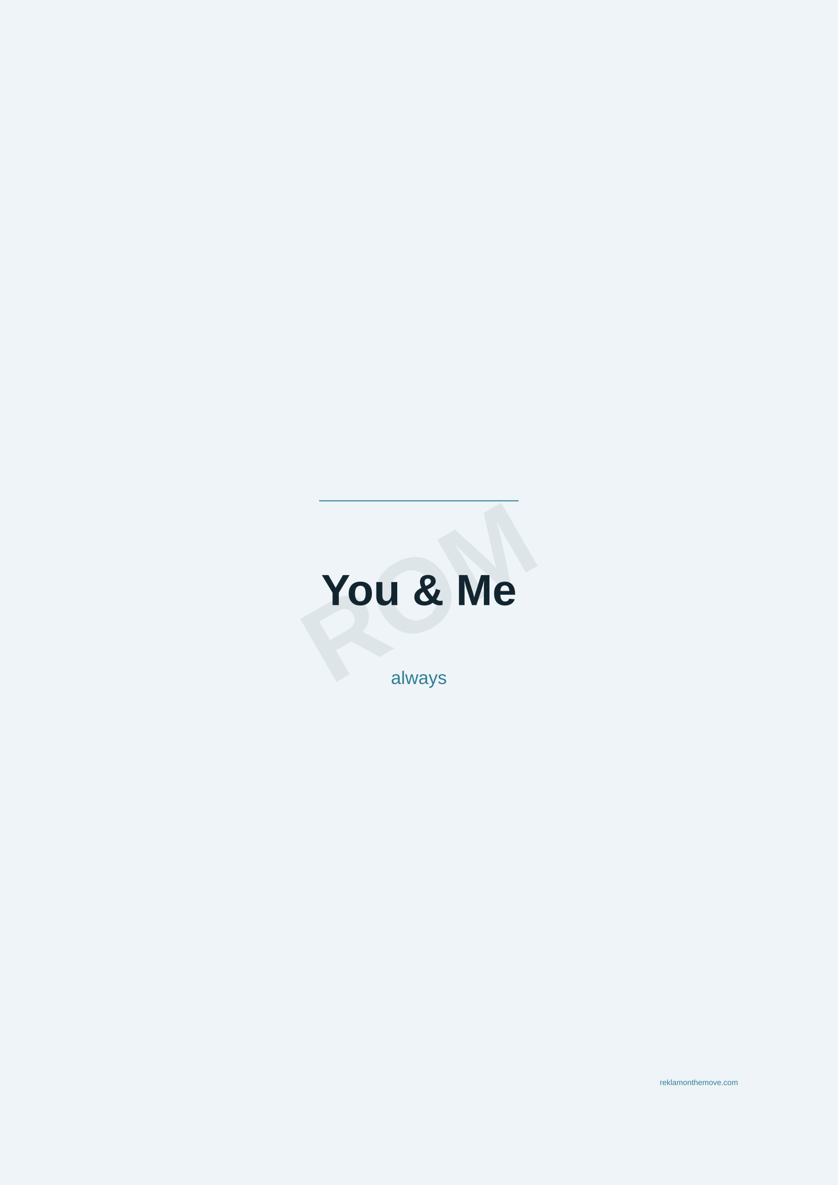 You & Me · Okyanus — ROM dijital ürün önizlemesi (filigranlı)